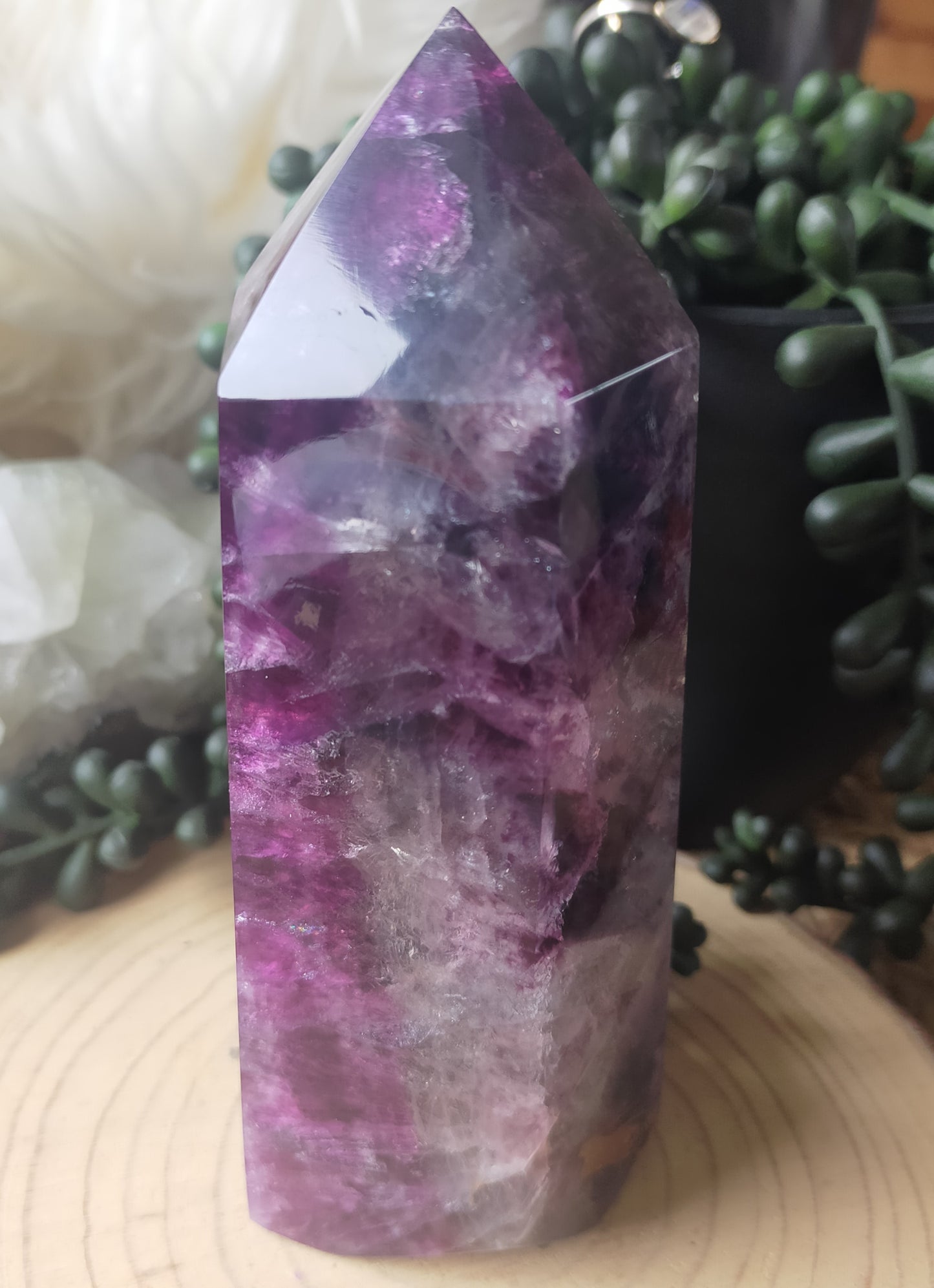 Chunky Fluorite Tower