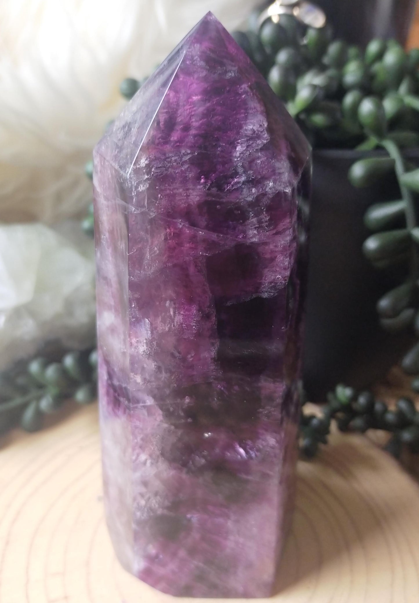 Chunky Fluorite Tower