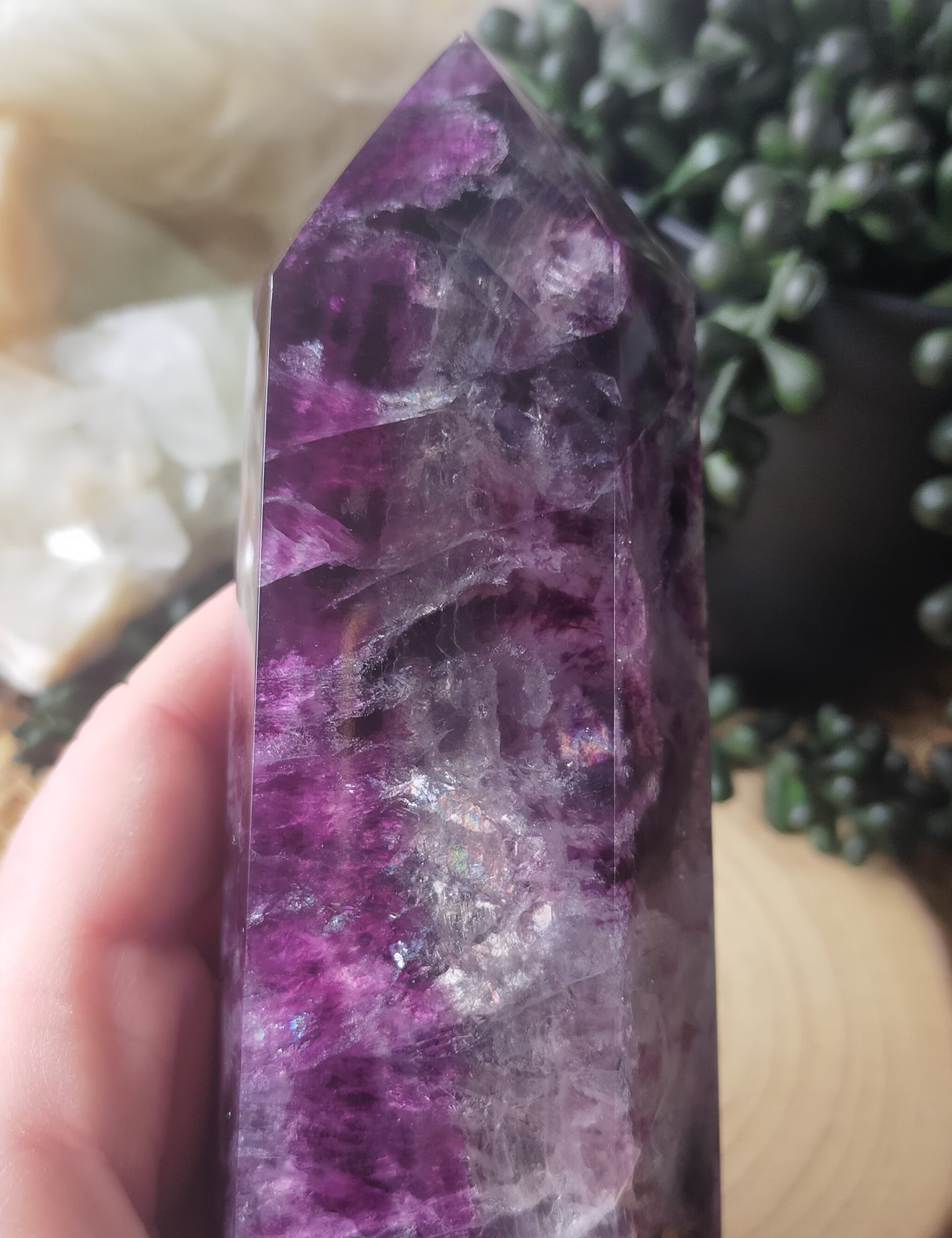 Chunky Fluorite Tower
