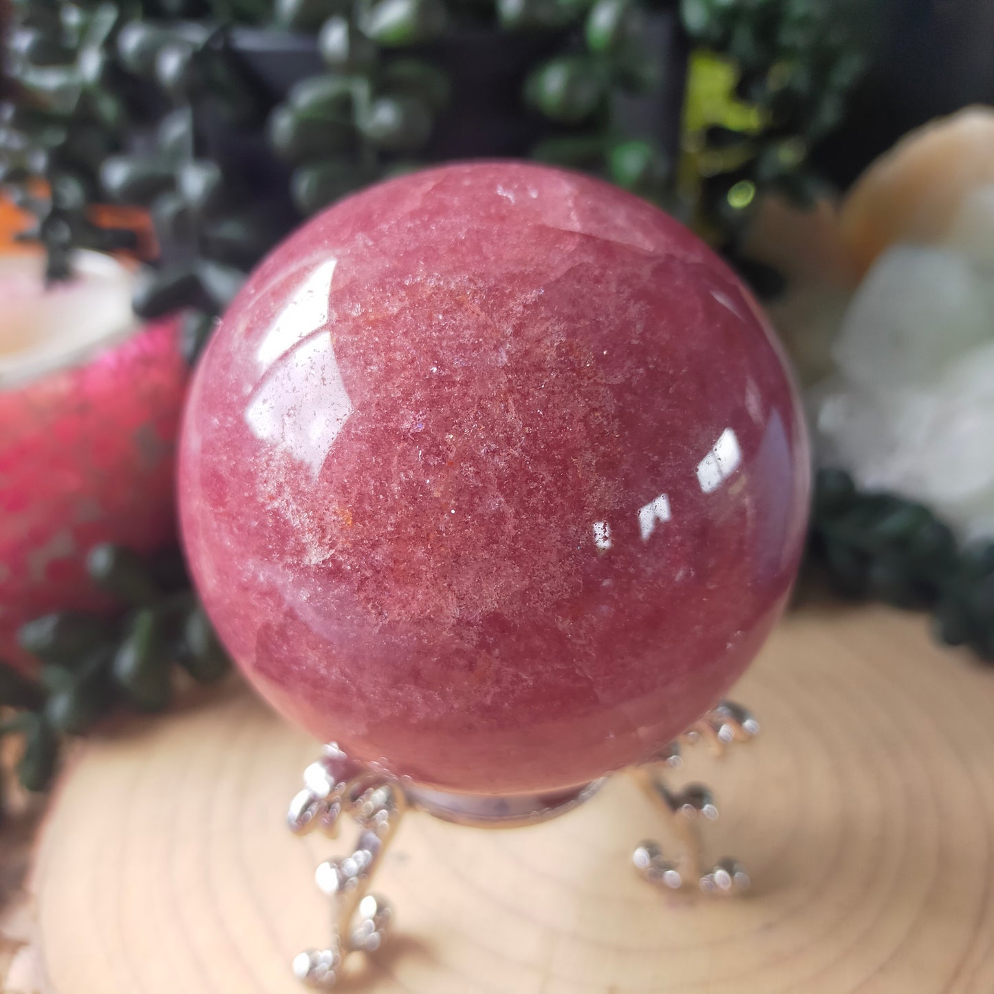 Strawberry Quartz Sphere