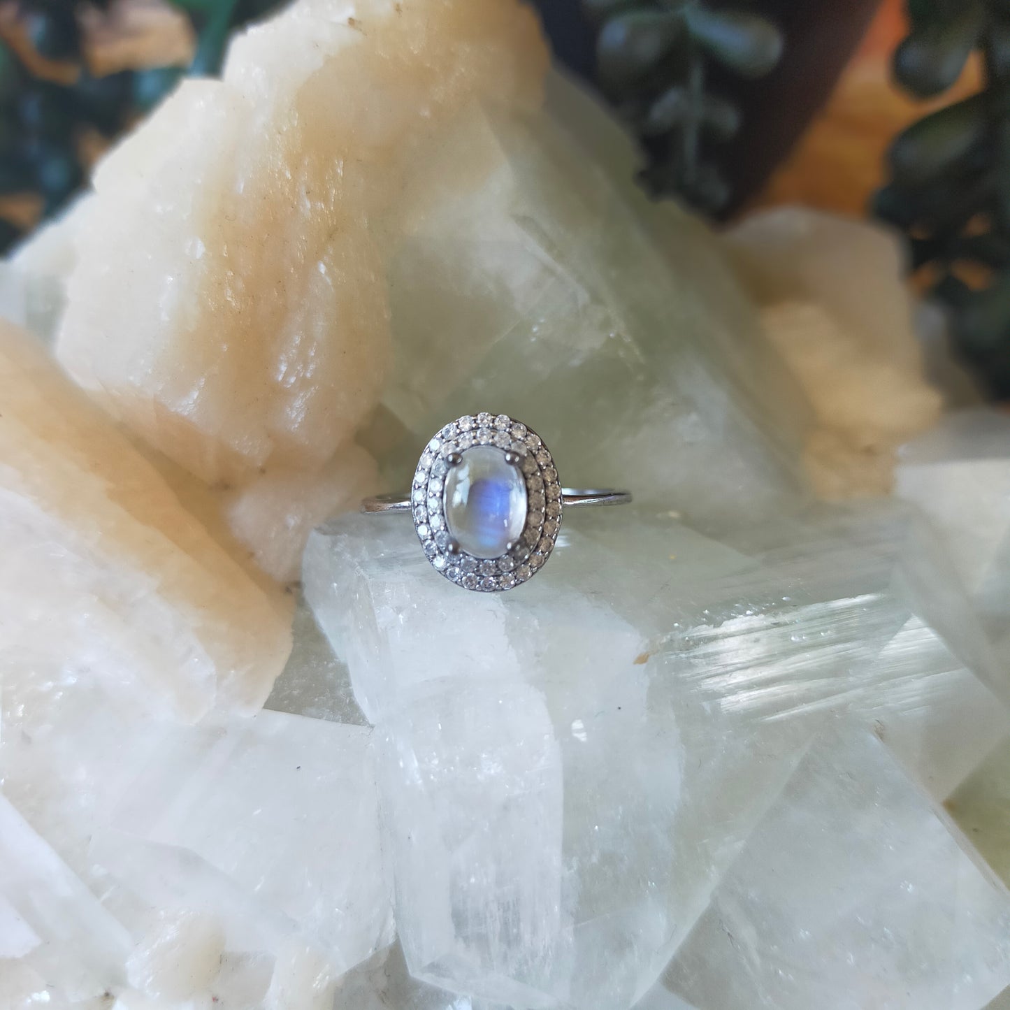 Sterling Silver Moonstone Ring