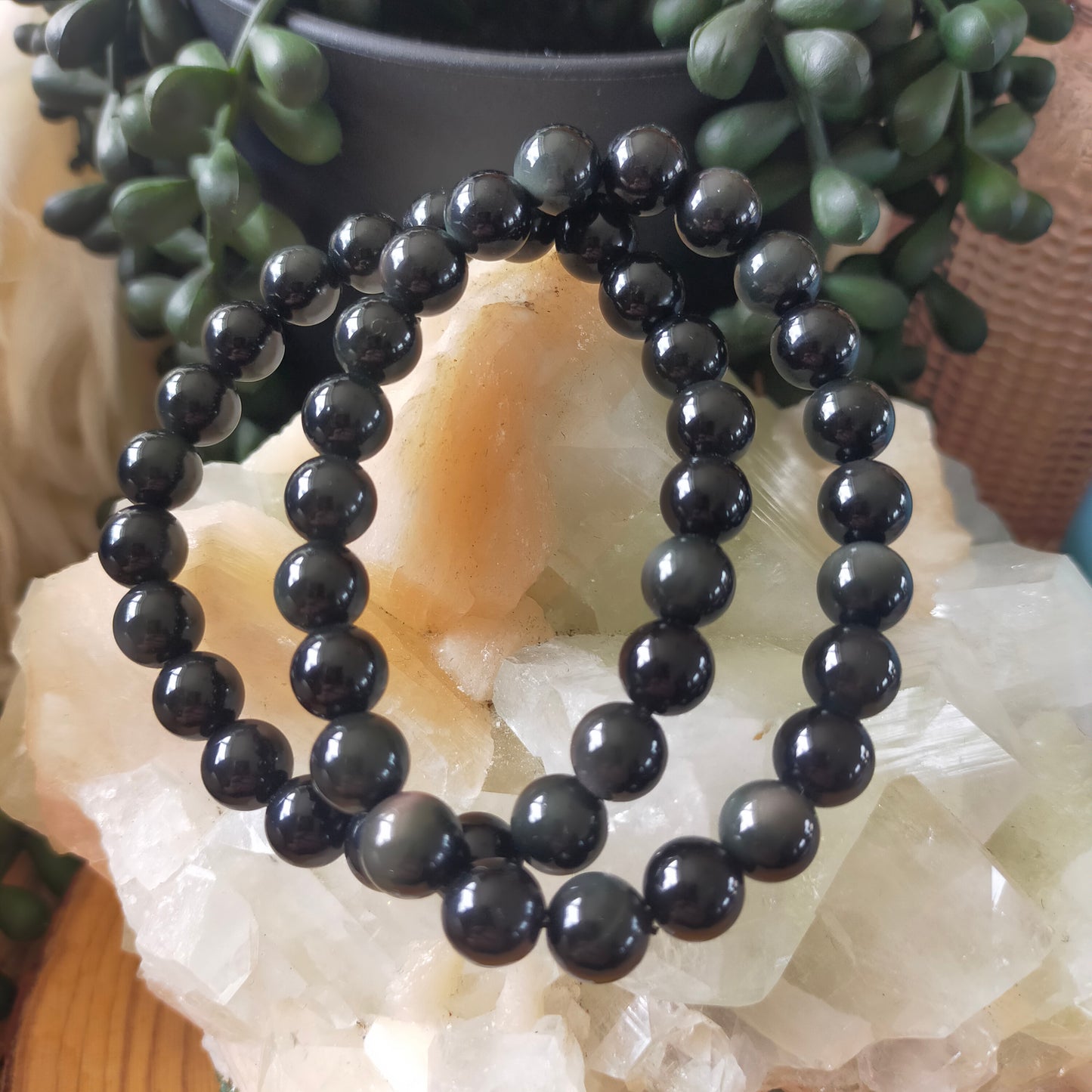 Rainbow Obsidian Bracelet