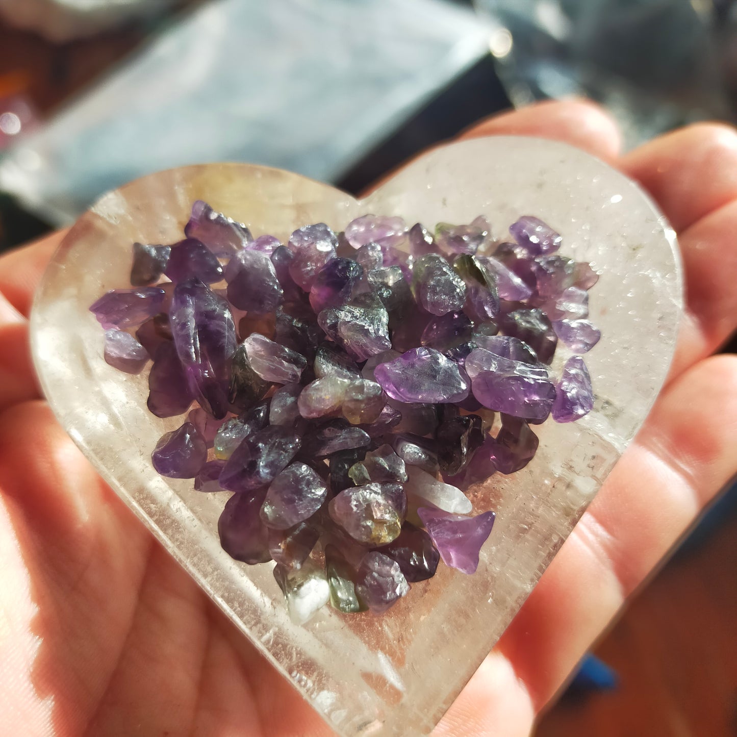 Amethyst Crystal Chips