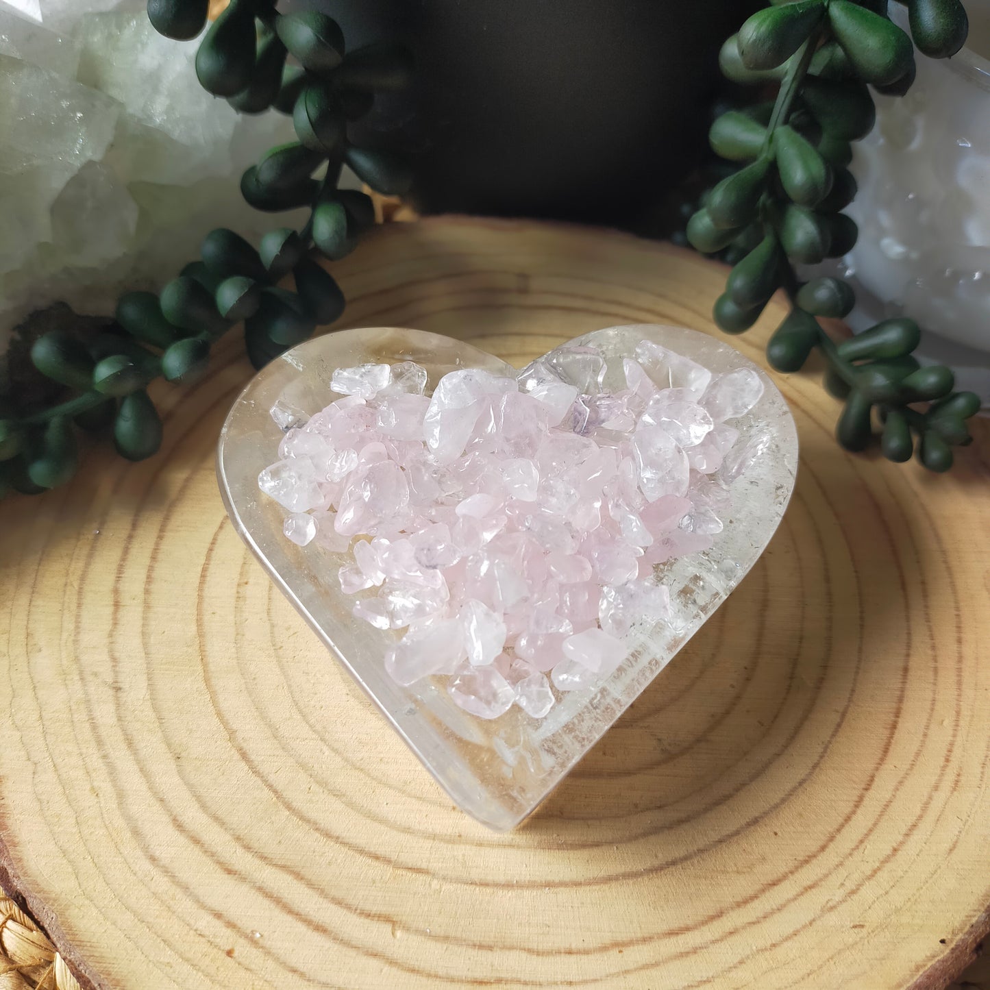 Rose Quartz Crystal Chips