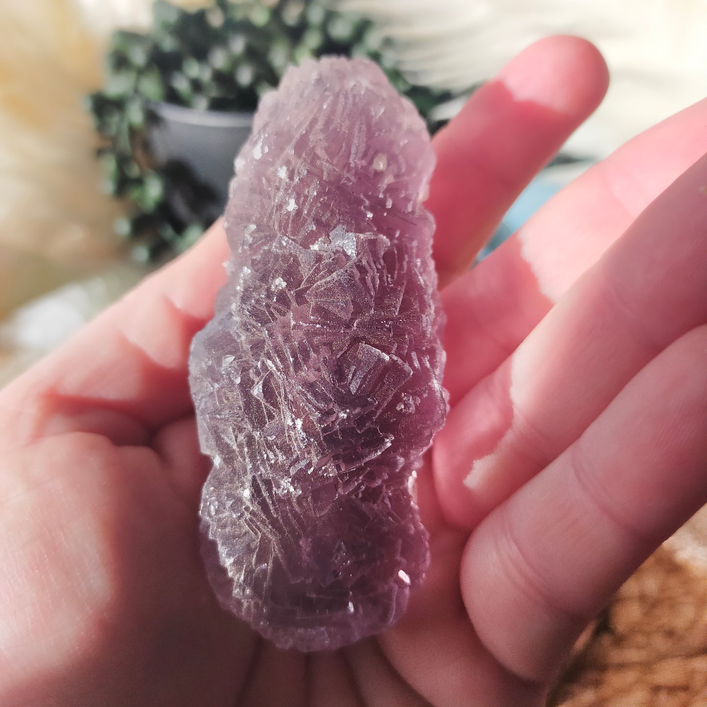 Raw Purple Fluorite