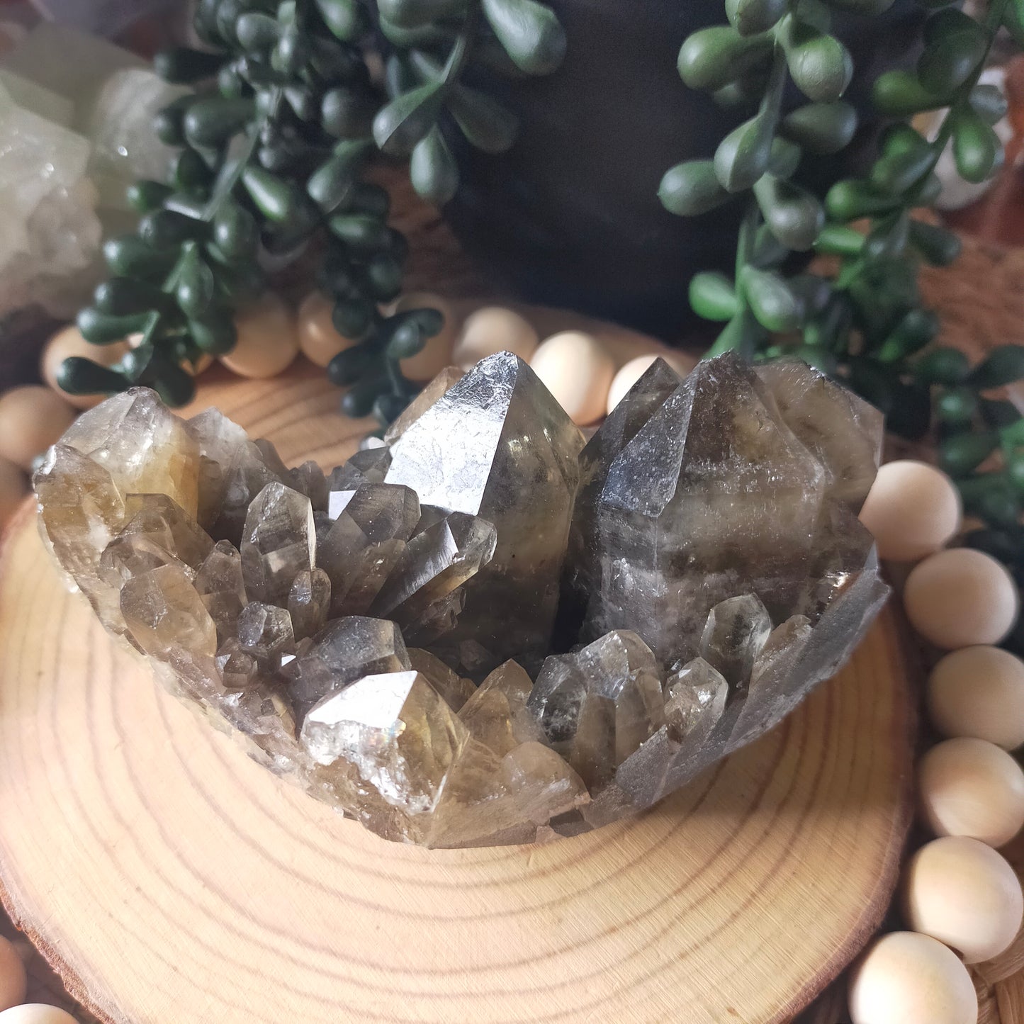 Smokey Quartz Cluster