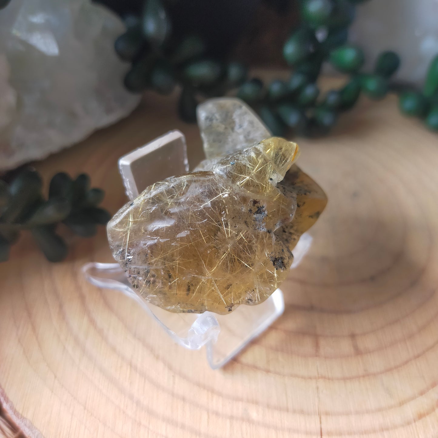 Raw Golden Rutile Chunks