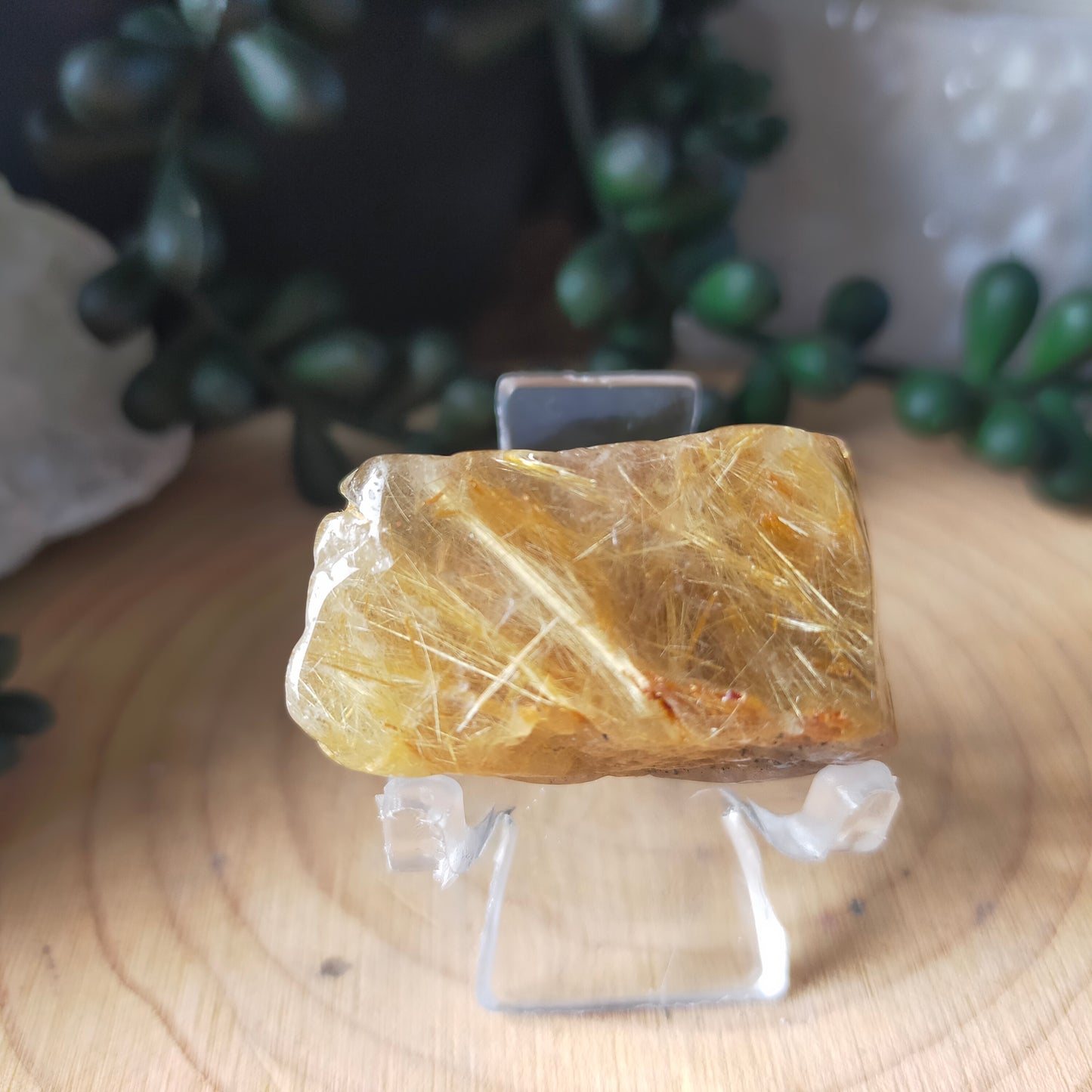 Raw Golden Rutile Chunks