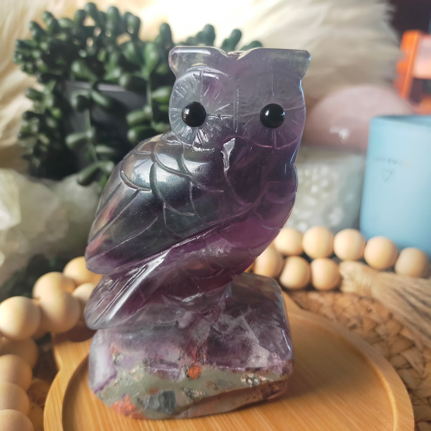 Fluorite Owl