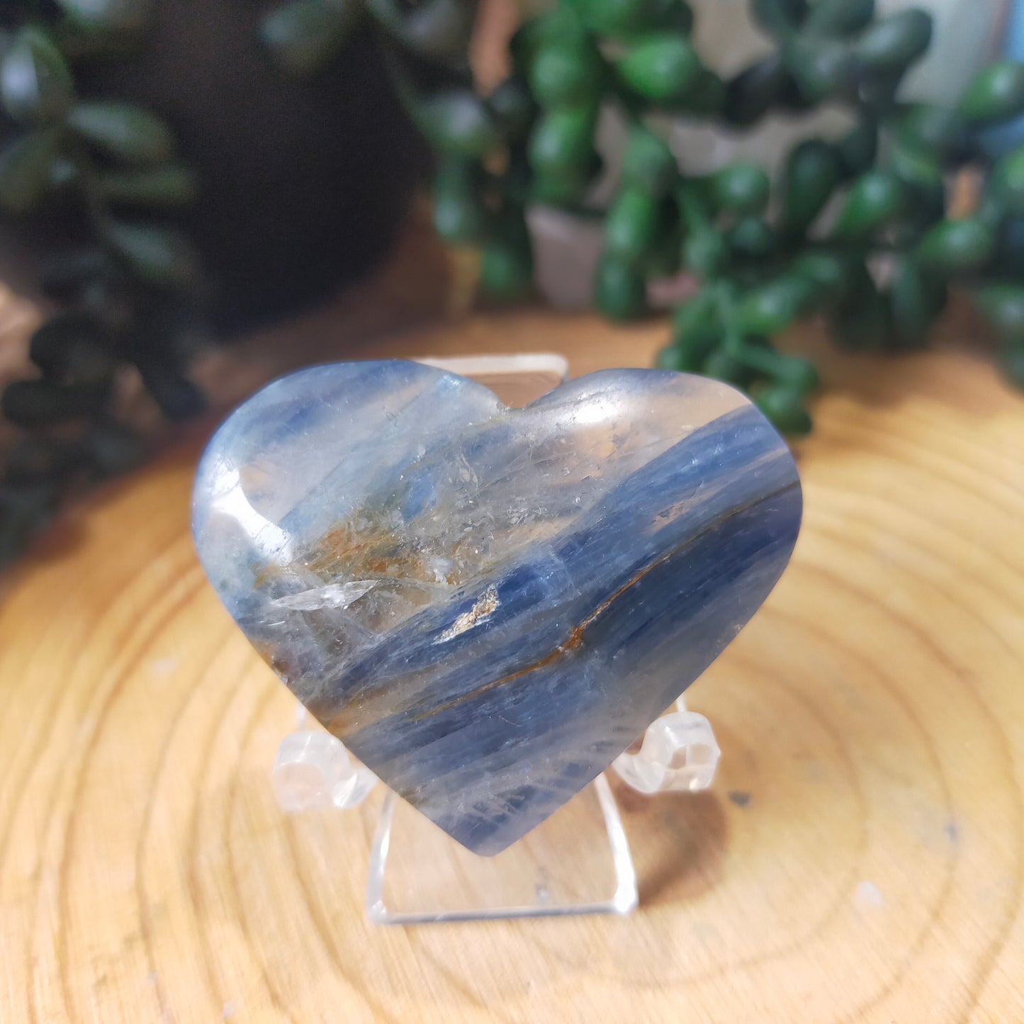 Blue Kyanite Heart