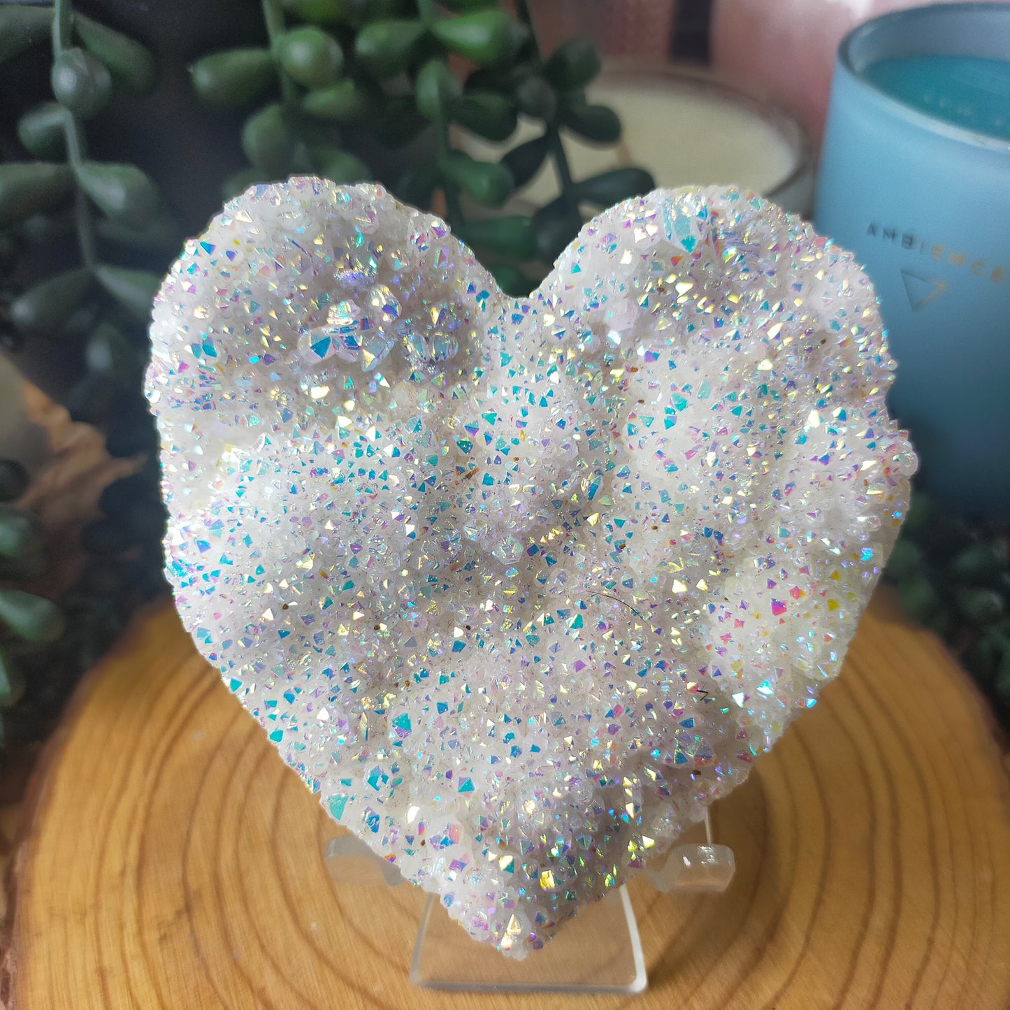 Angel Aura Quartz Heart