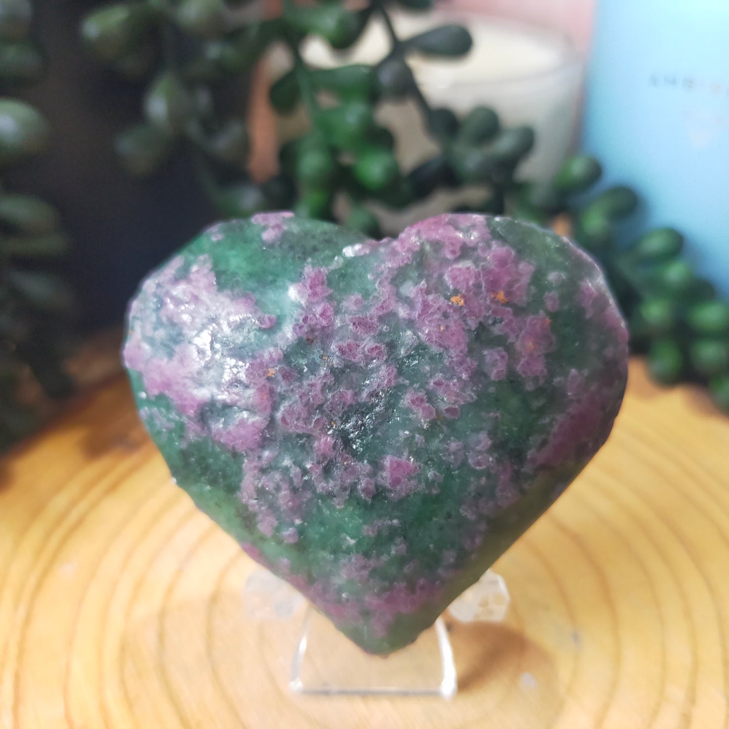 Ruby in Emerald Jasper