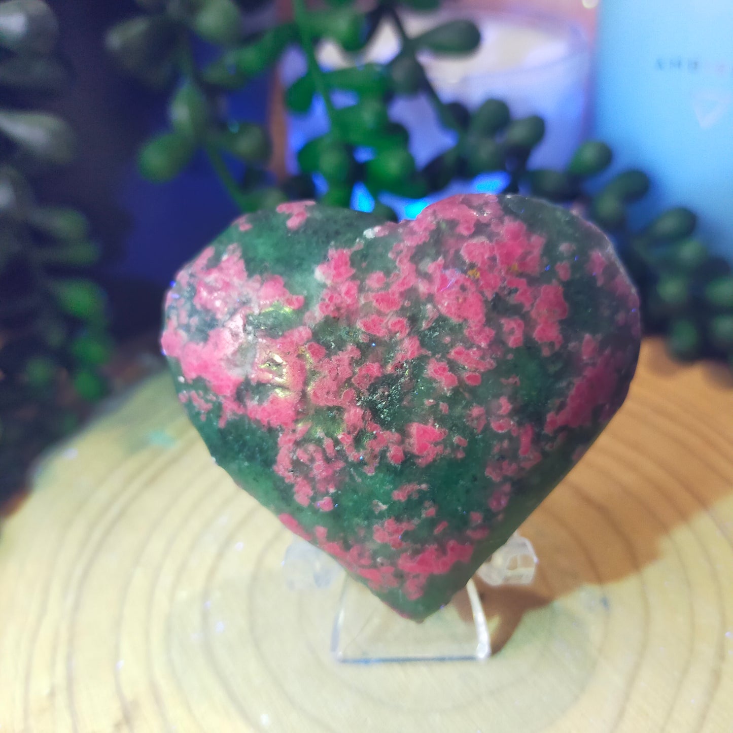 Ruby in Emerald Jasper