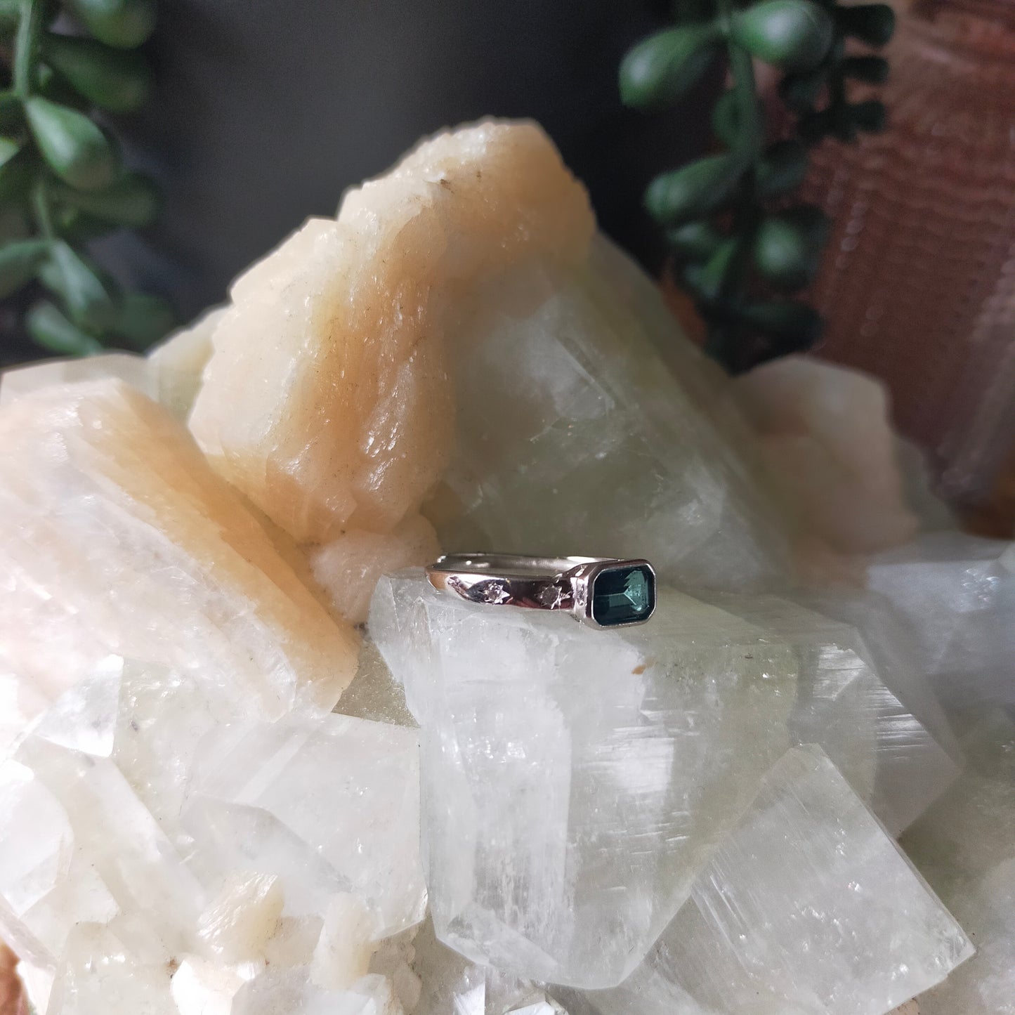 Sterling Silver Topaz Ring
