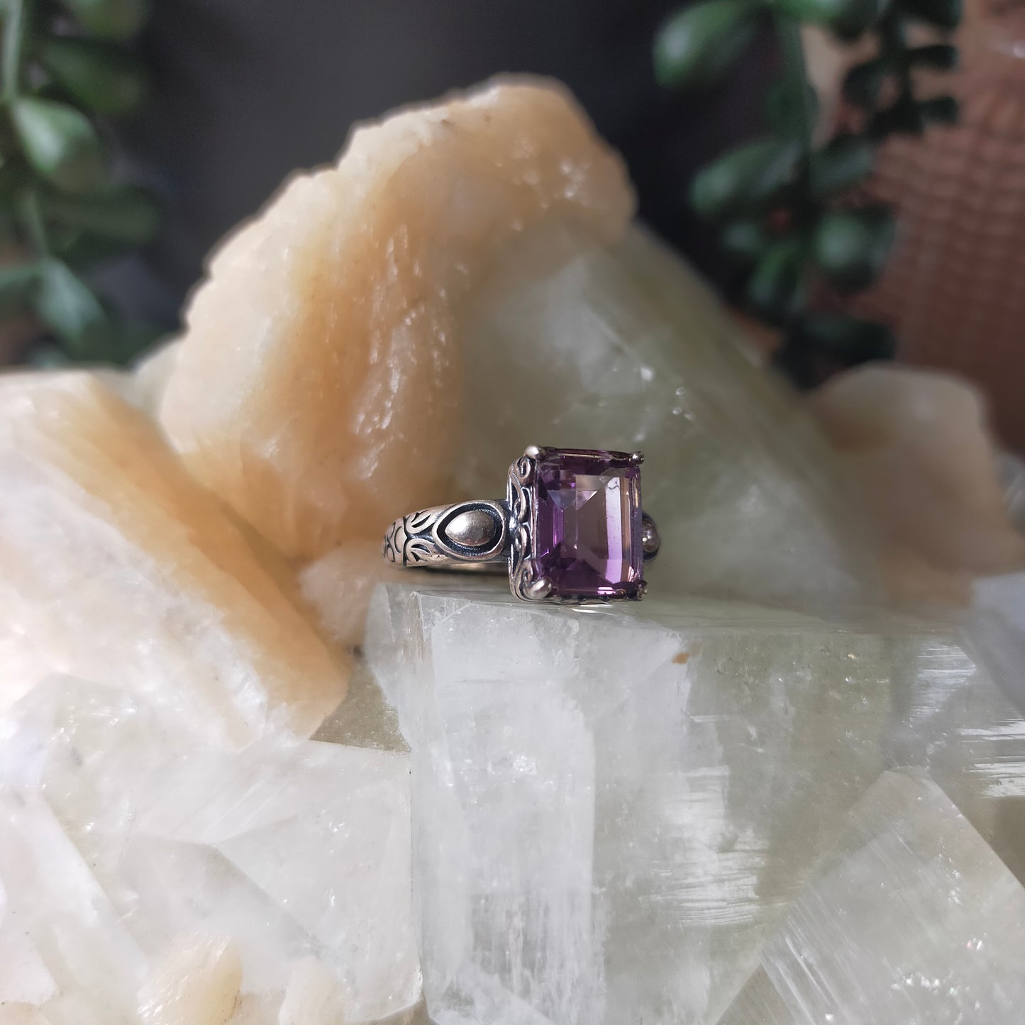 Sterling Silver Amethyst Ring