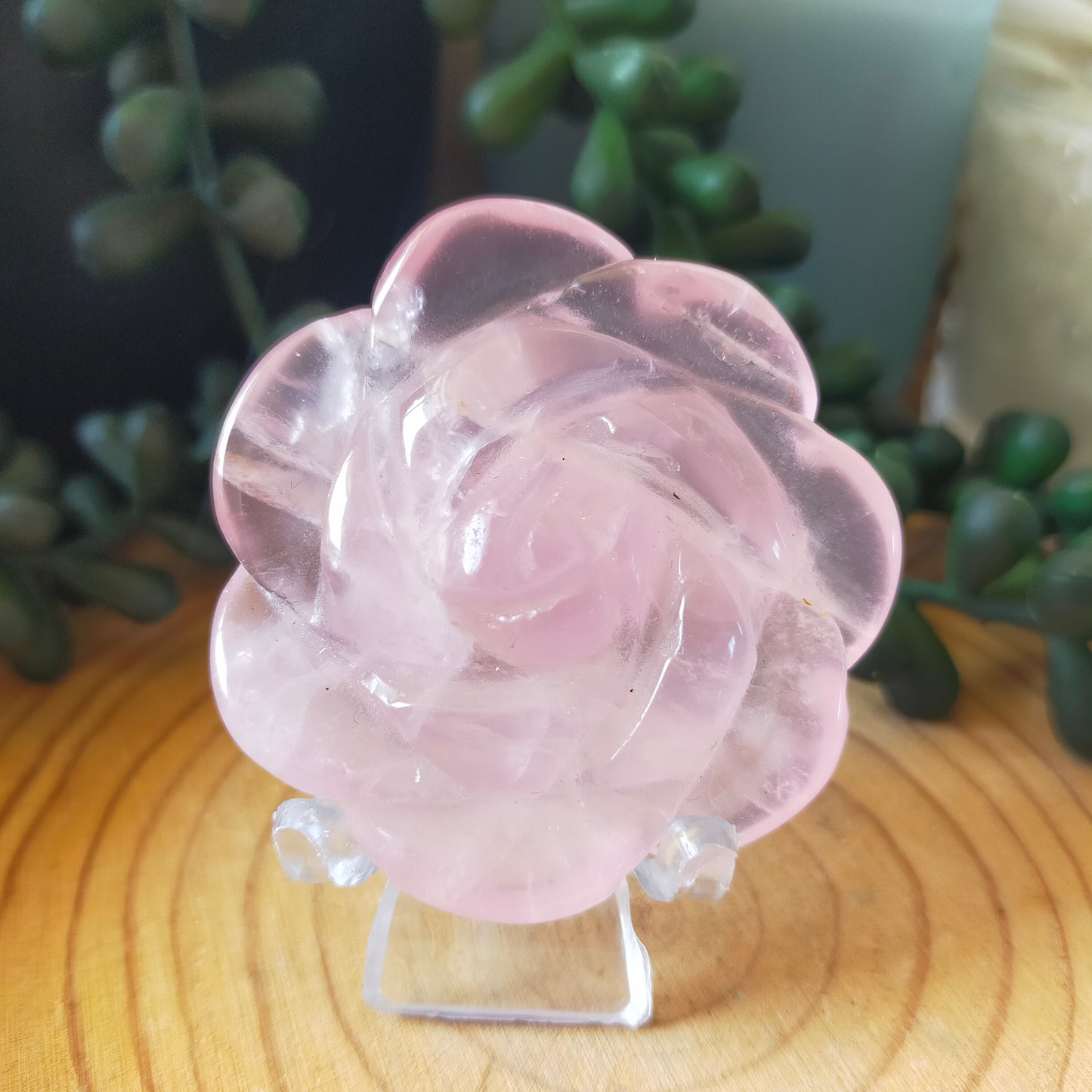 Rose Quartz Flower