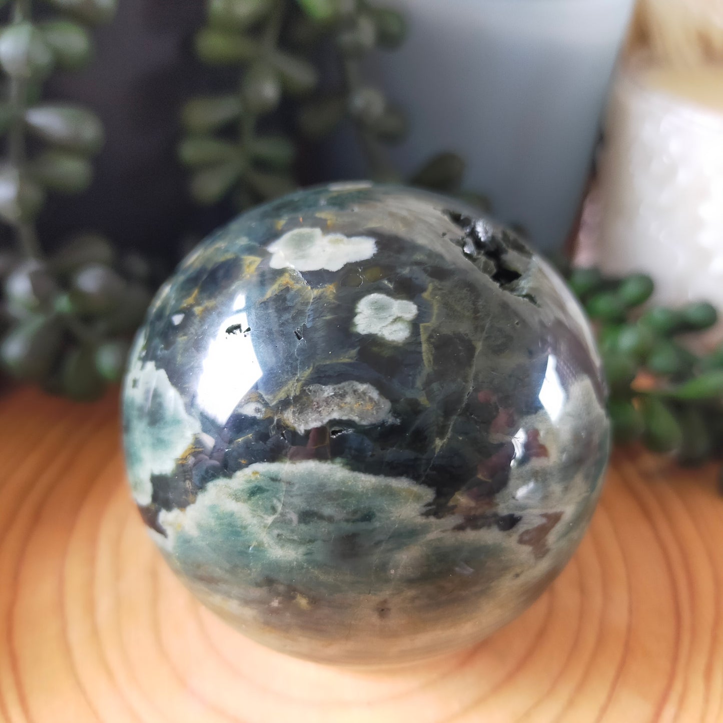 Ocean Jasper Sphere