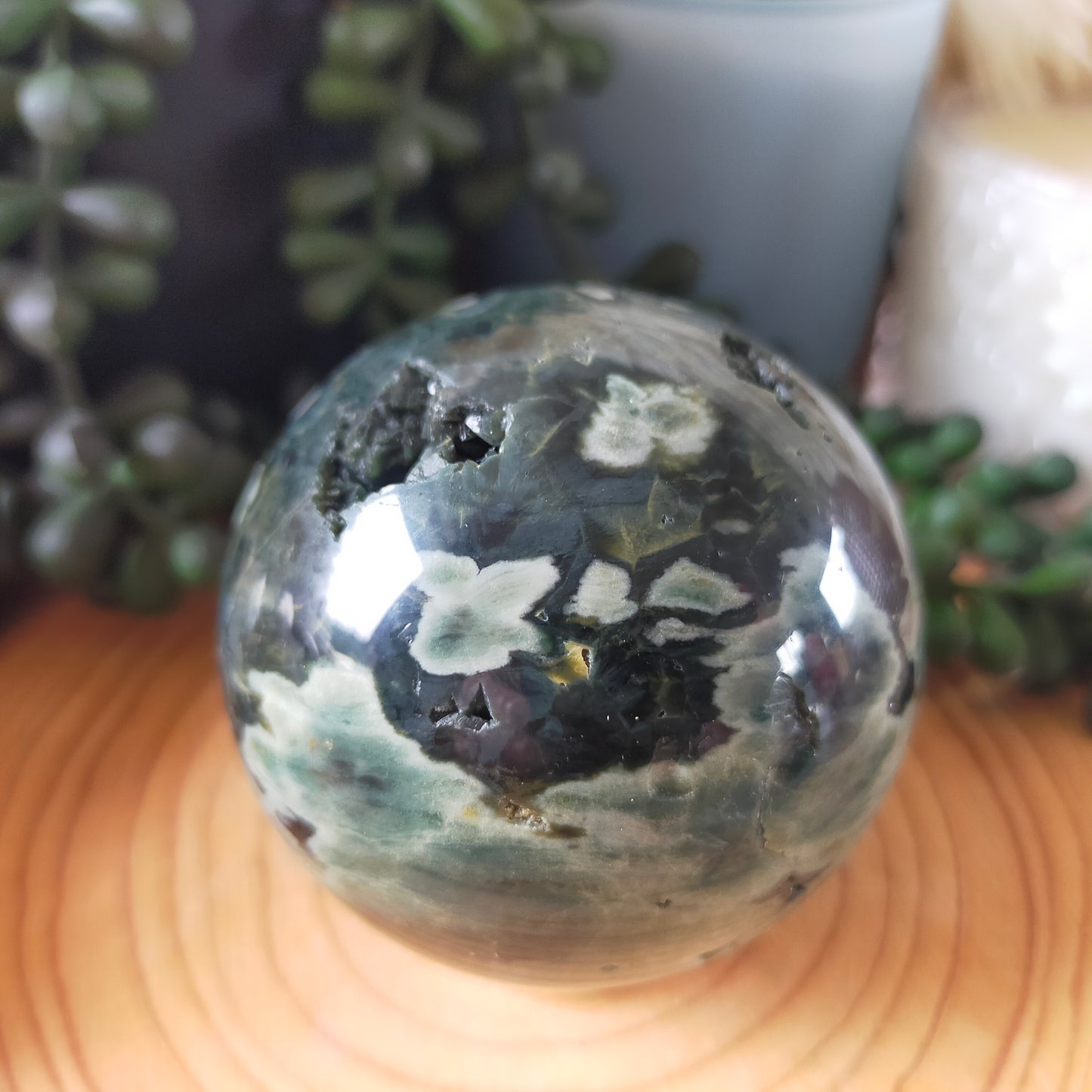 Ocean Jasper Sphere