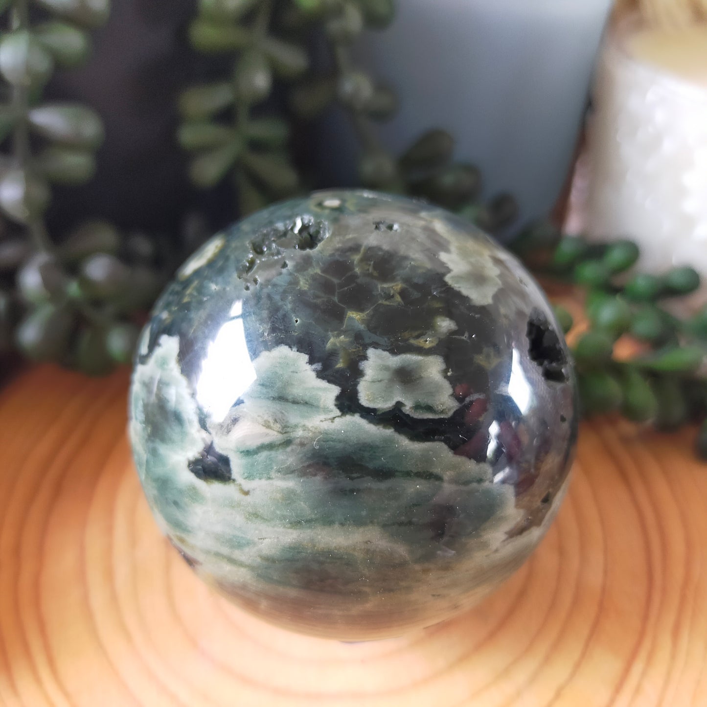 Ocean Jasper Sphere