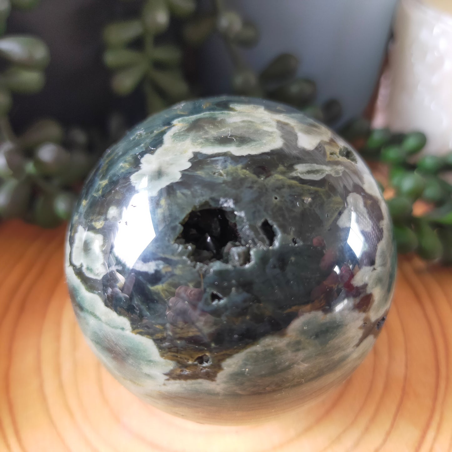 Ocean Jasper Sphere