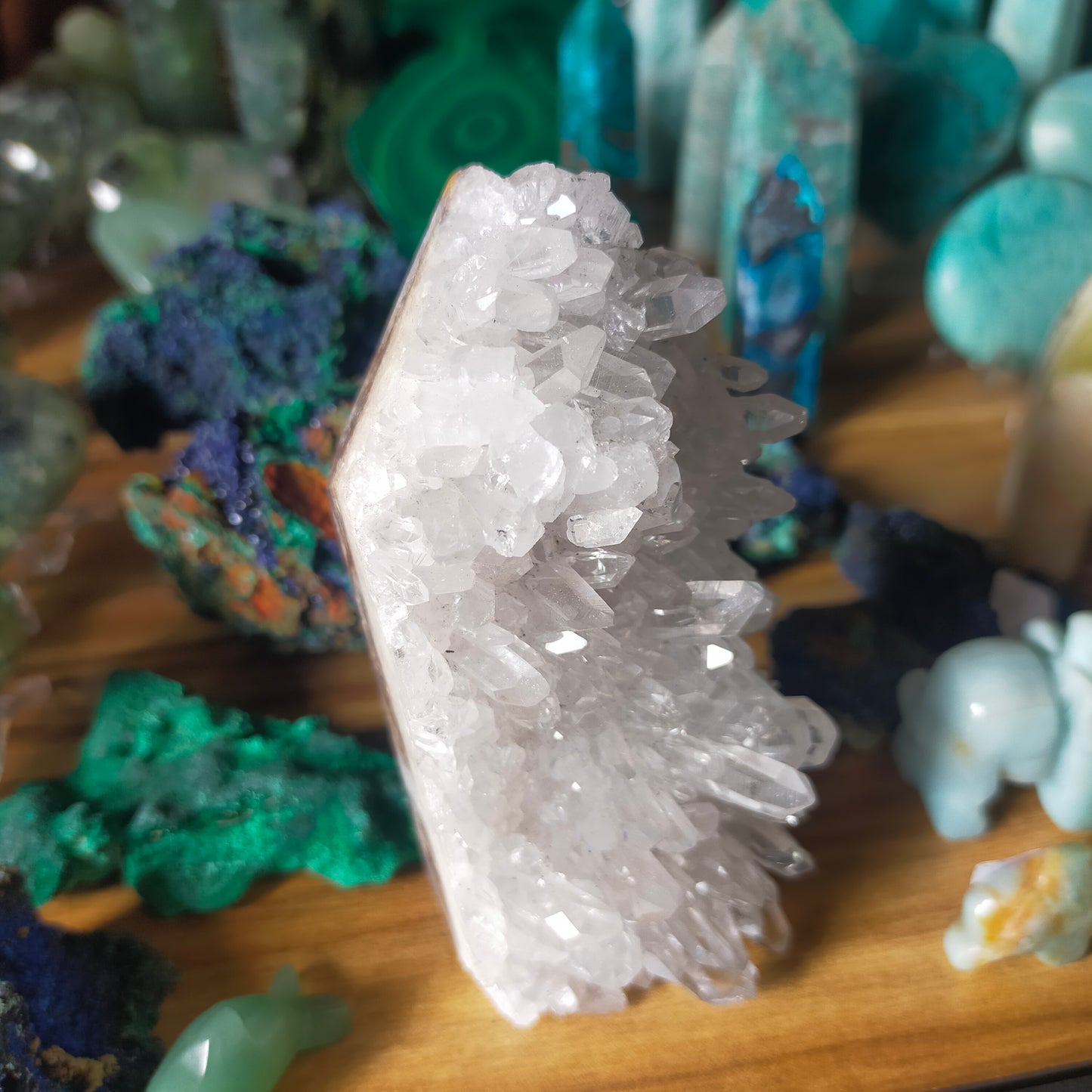 Clear Quartz Cluster Point