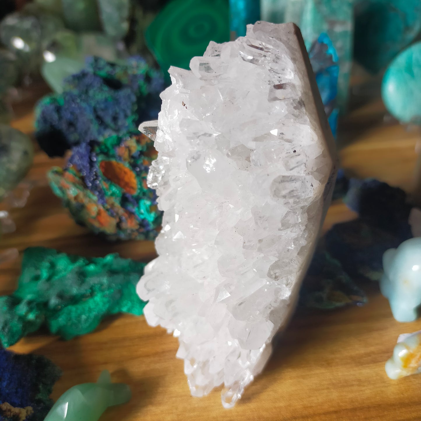 Clear Quartz Cluster Point