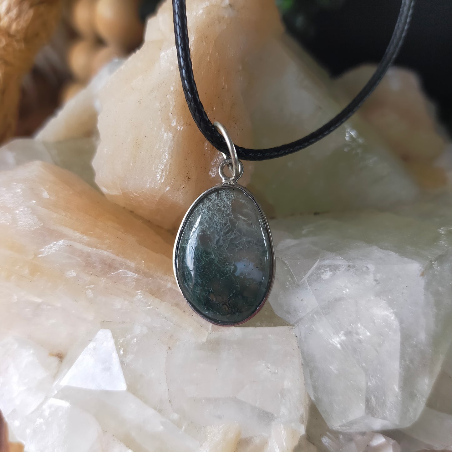 Moss Agate Necklace