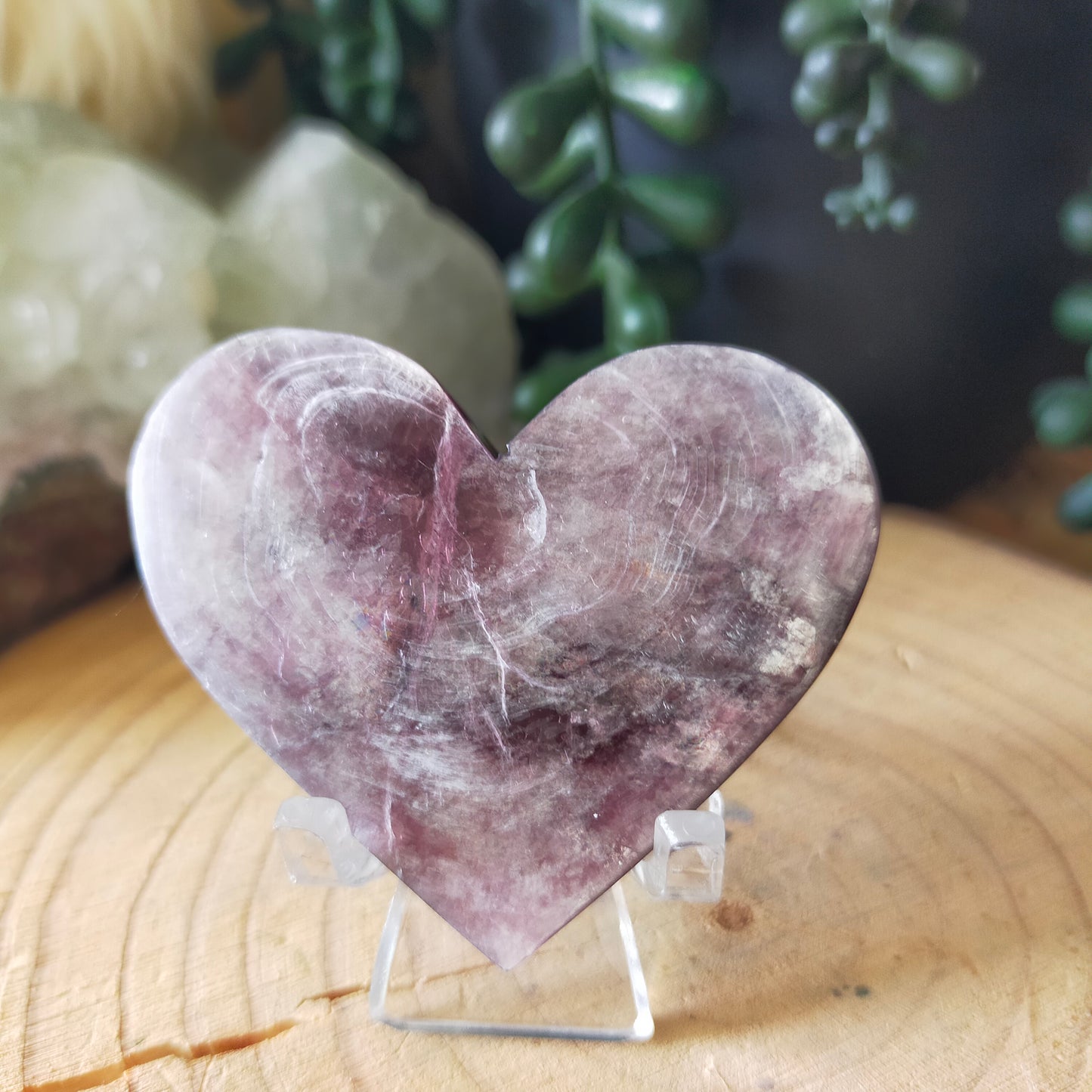Purple Mica Heart