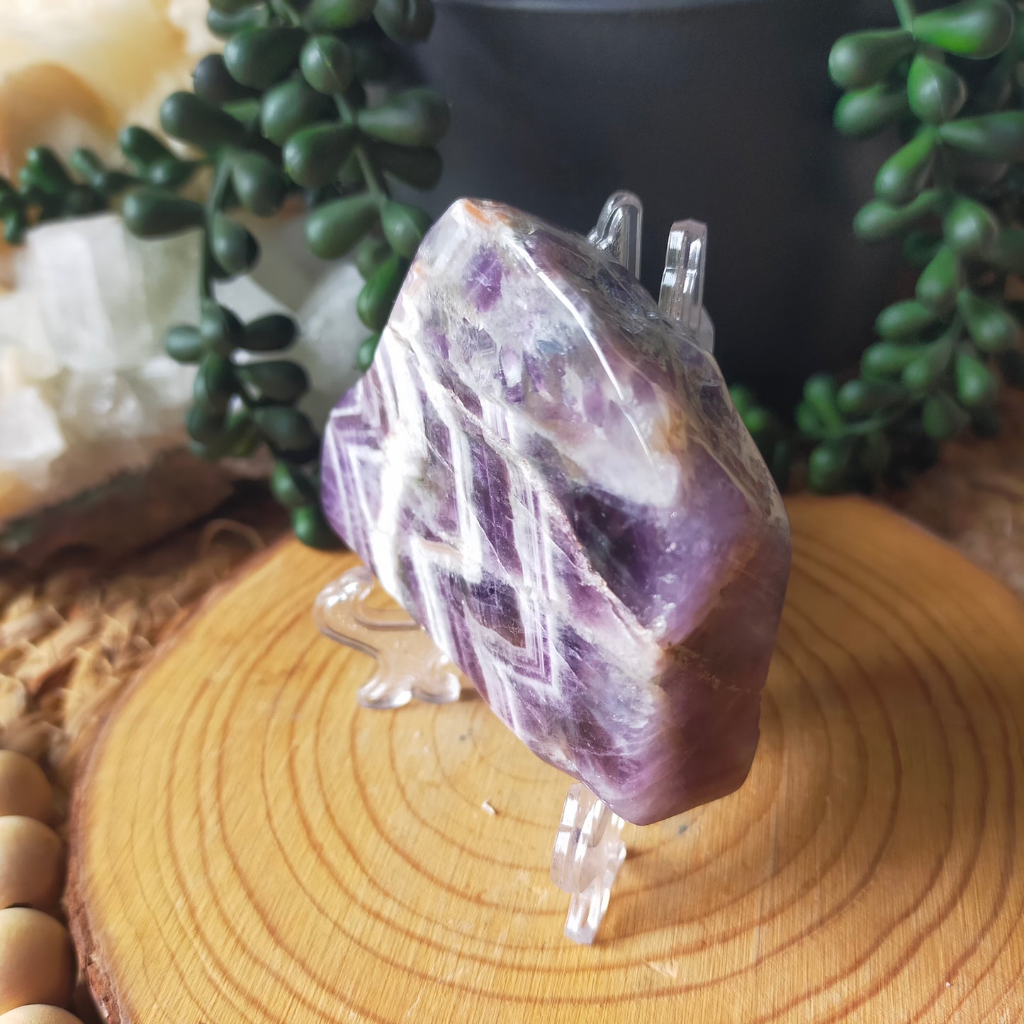 Chevron Amethyst Slab