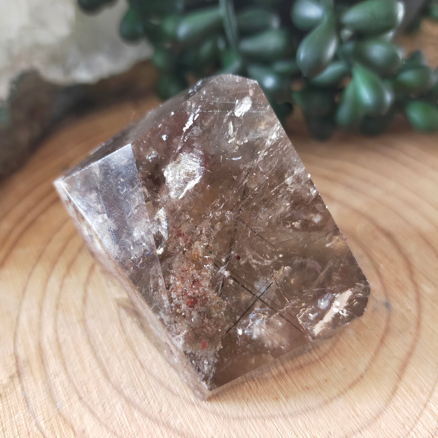 Garden Quartz Freeform with Rutile