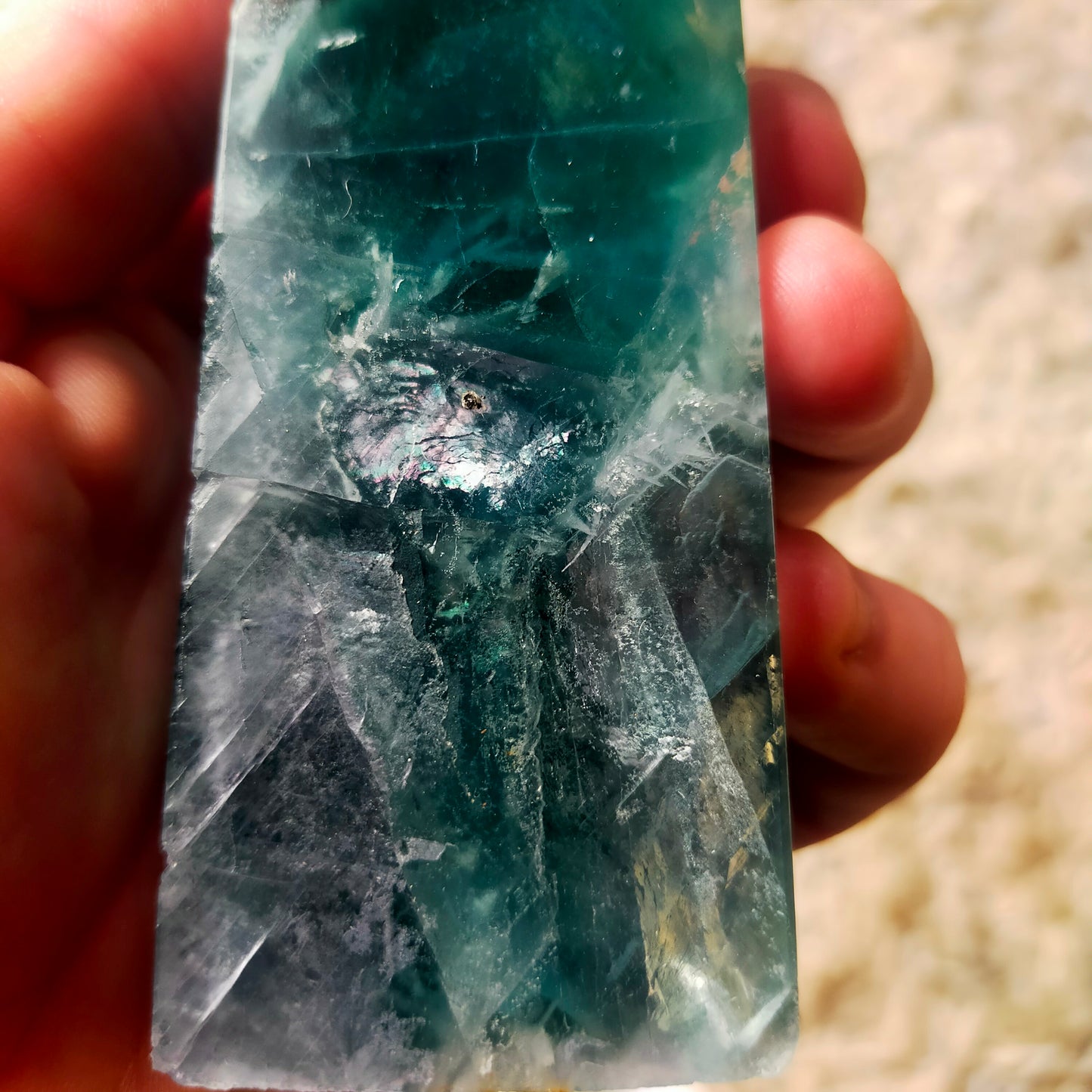 Feather Fluorite Tower