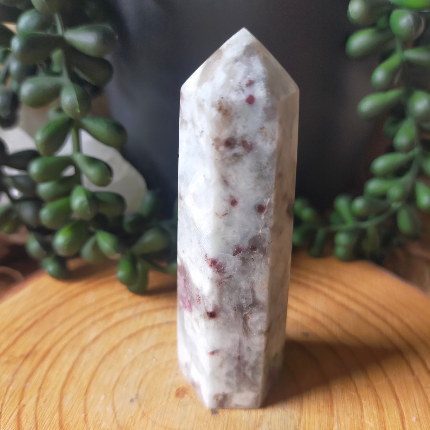 Plum Tourmaline Point