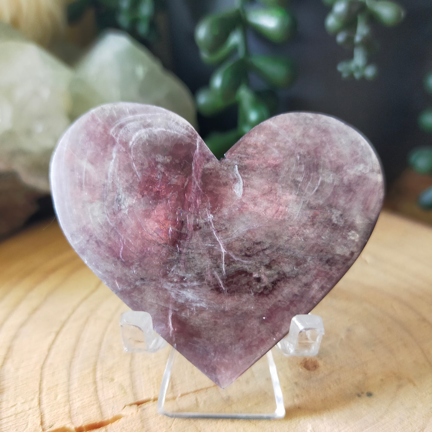 Purple Mica Heart