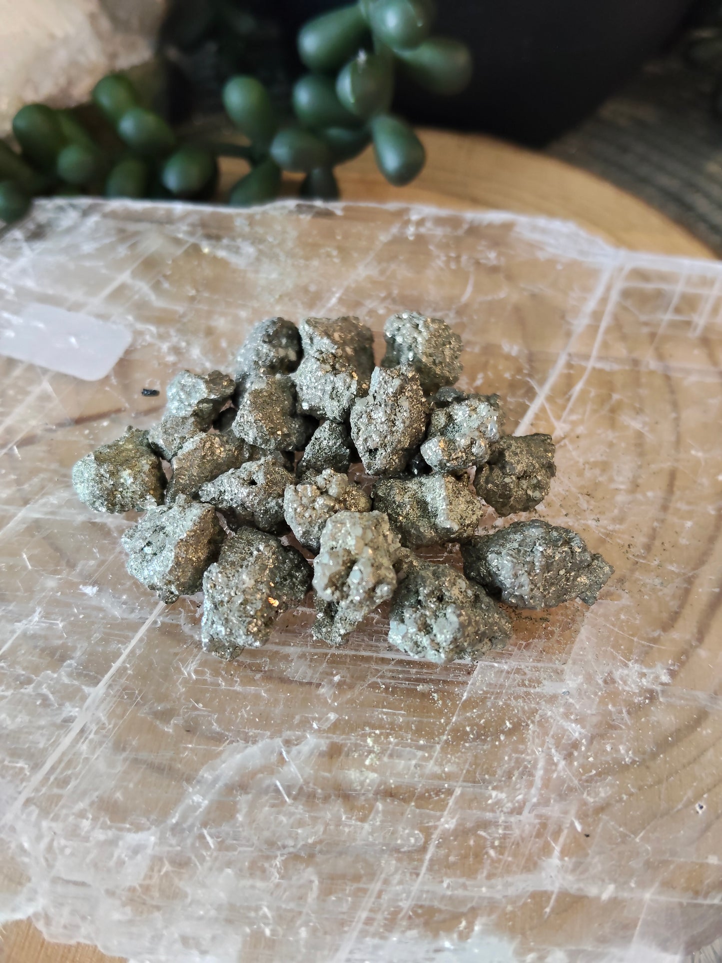 Mini Pyrite clusters