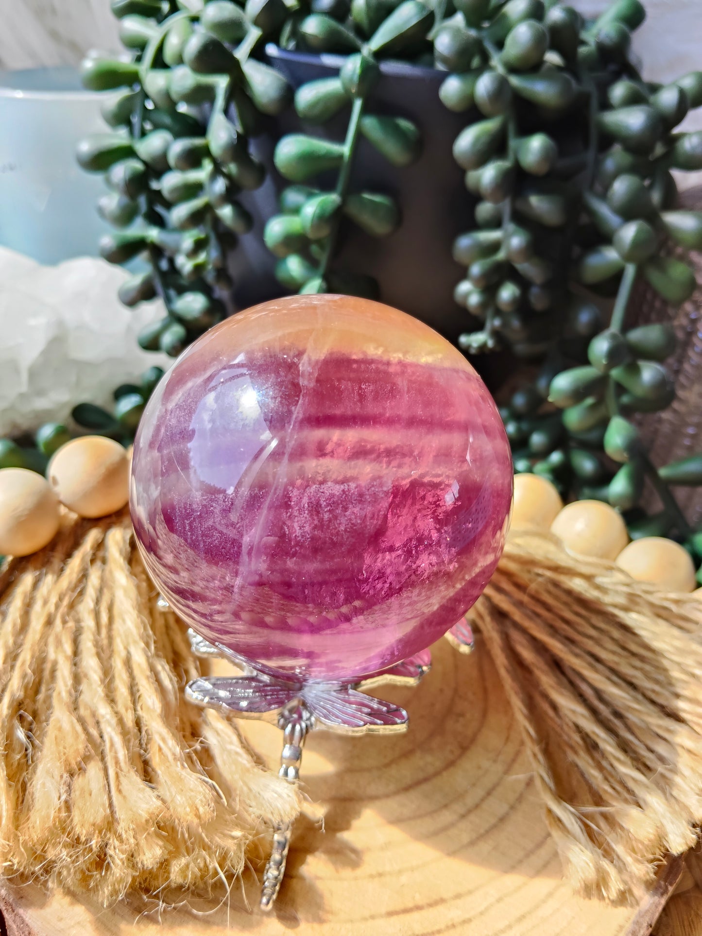 Candy Fluorite Sphere