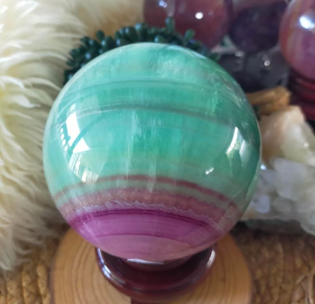 Large Fluorite Sphere