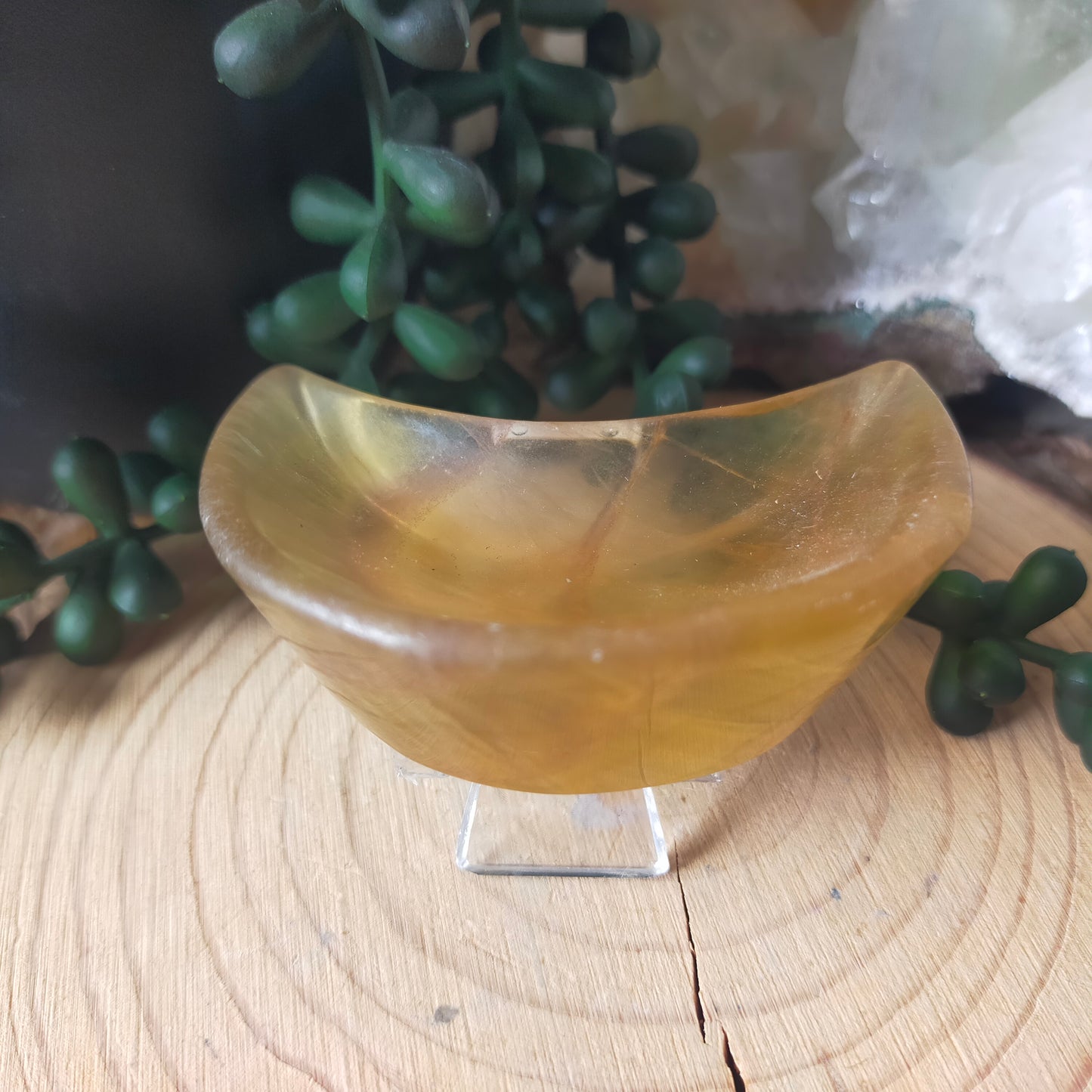 Small Yellow Fluorite Bowls