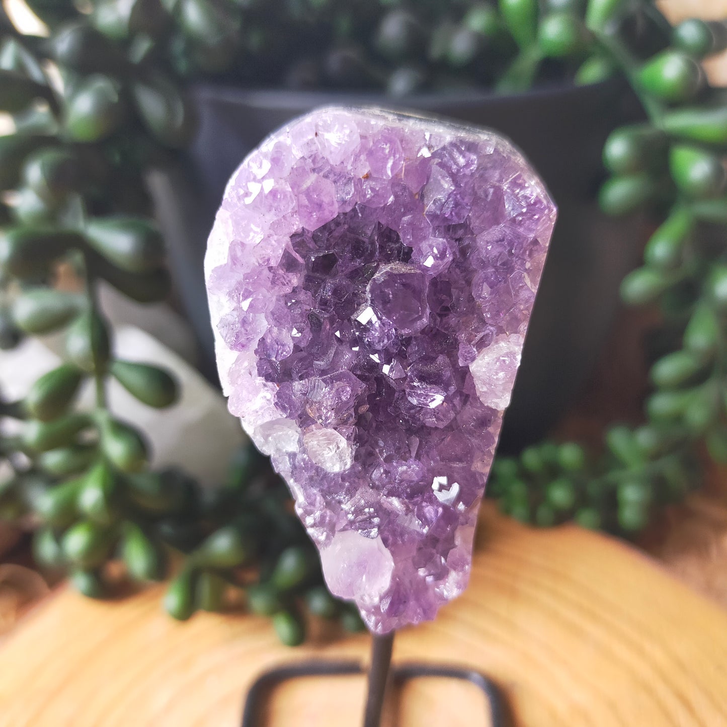 Raw Amethyst on Stand