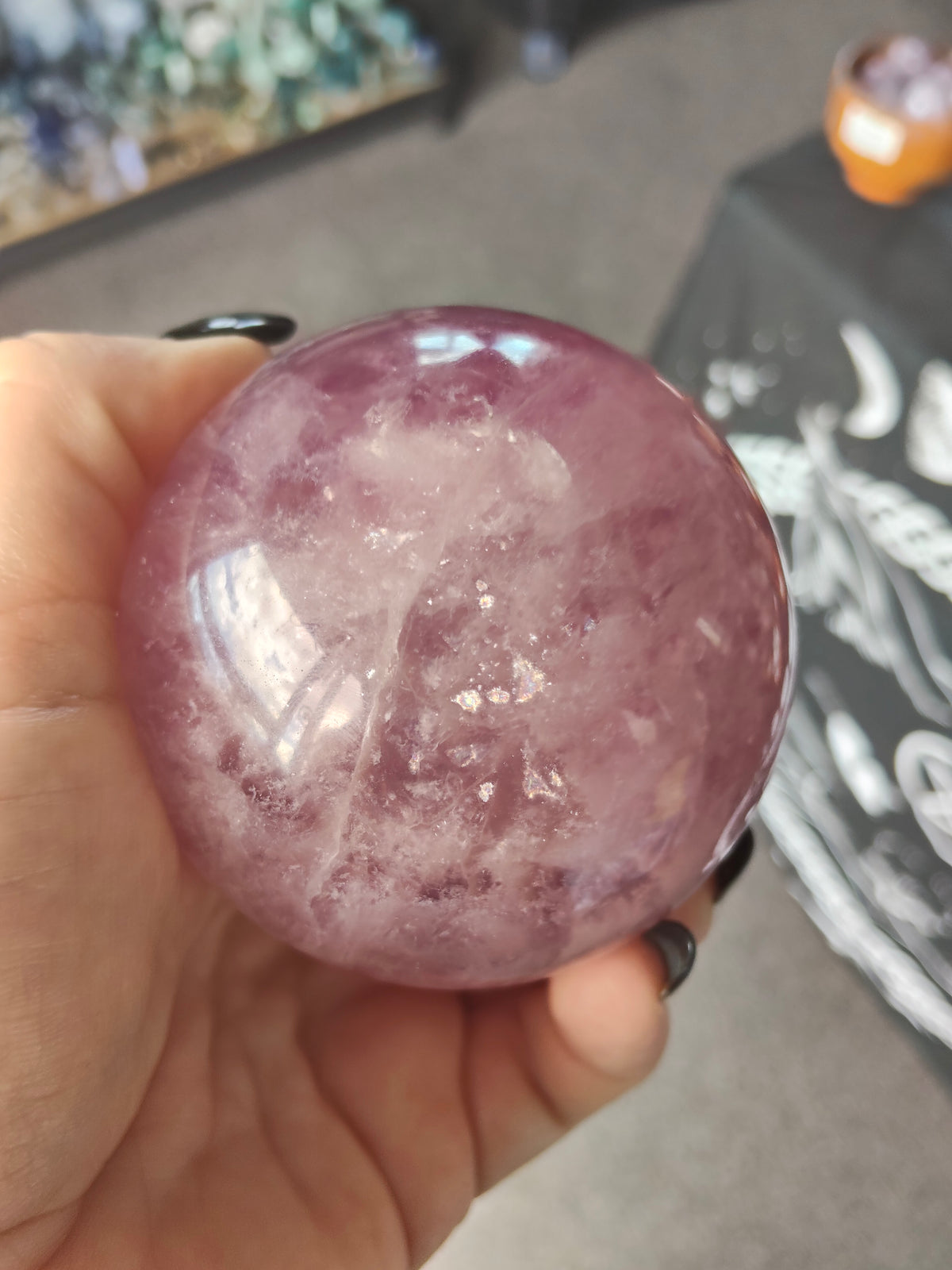 Stunning Purple Fluorite Sphere