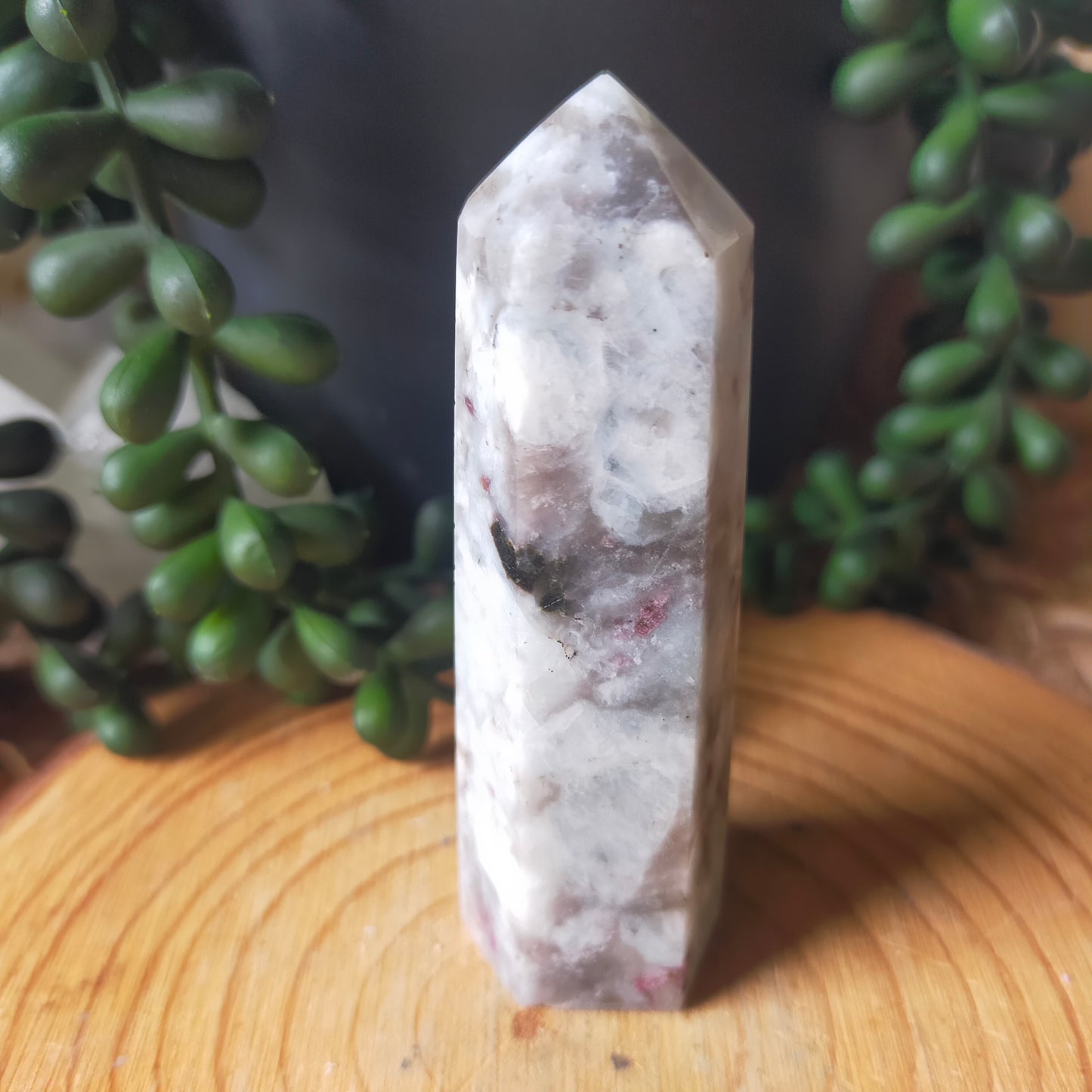 Plum Tourmaline Point