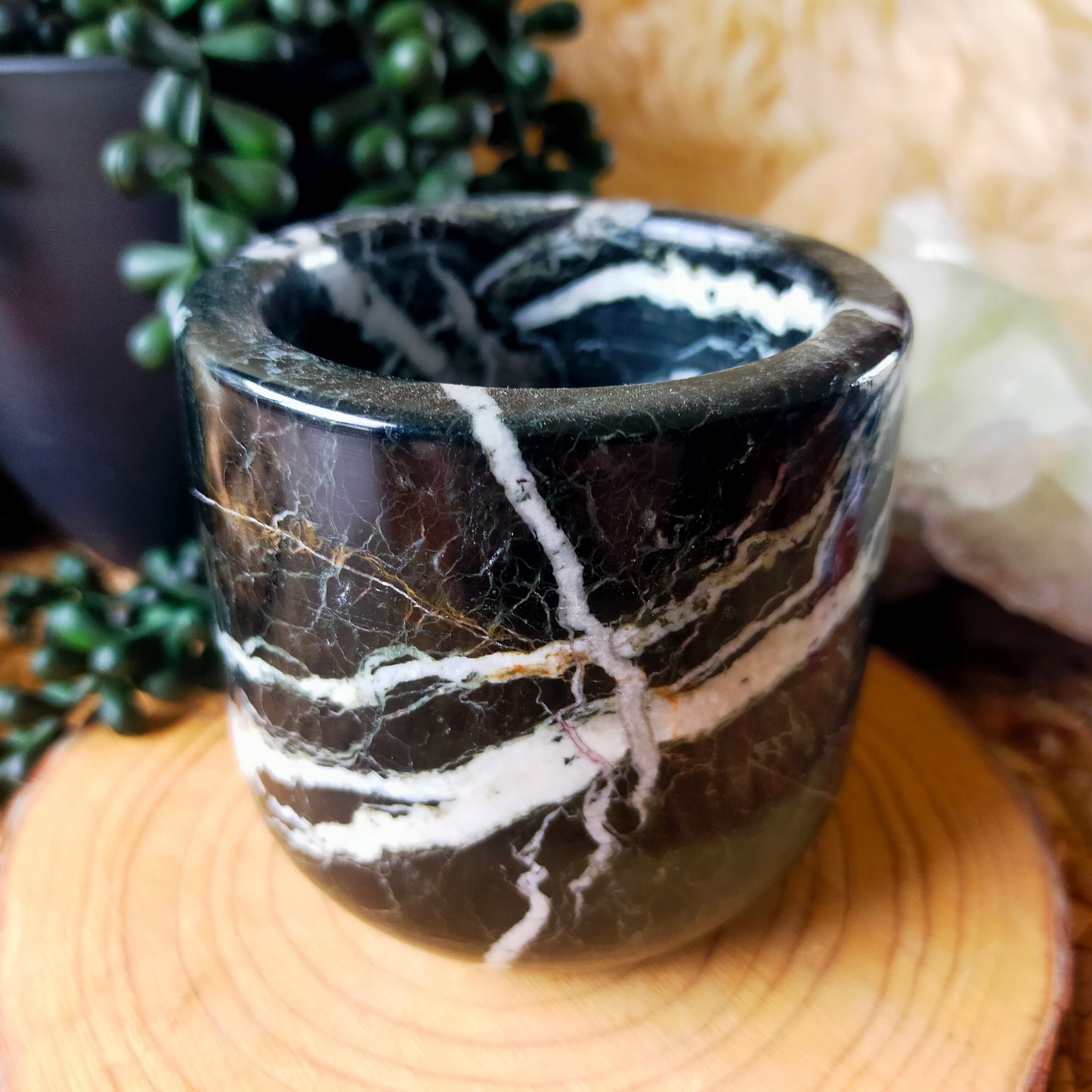 Marble Mortar and Pestle