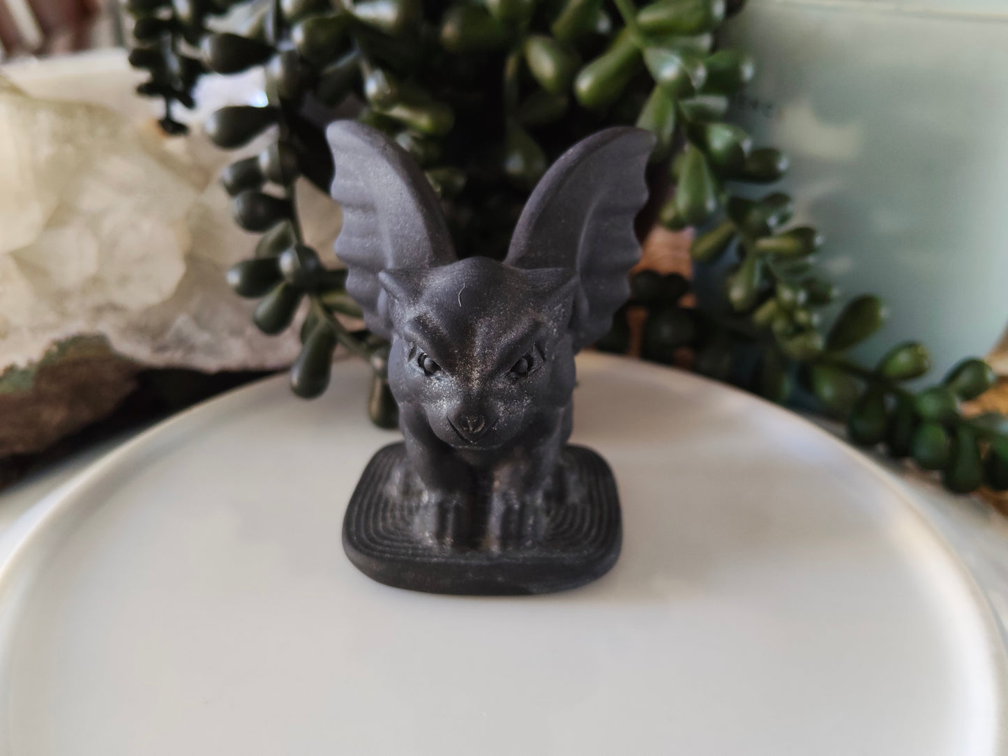 Black Obsidian Gargoyle