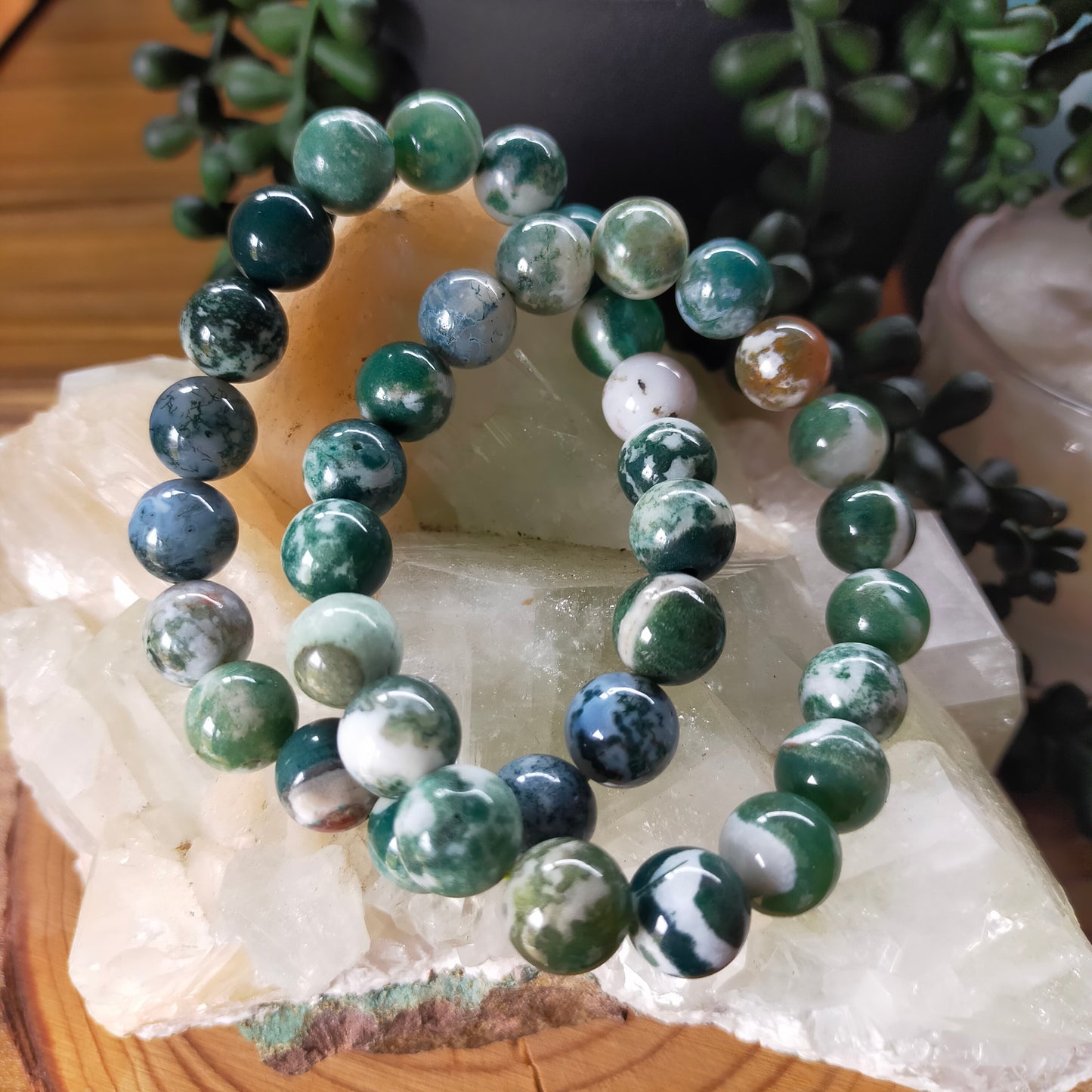 Moss Agate Bracelet