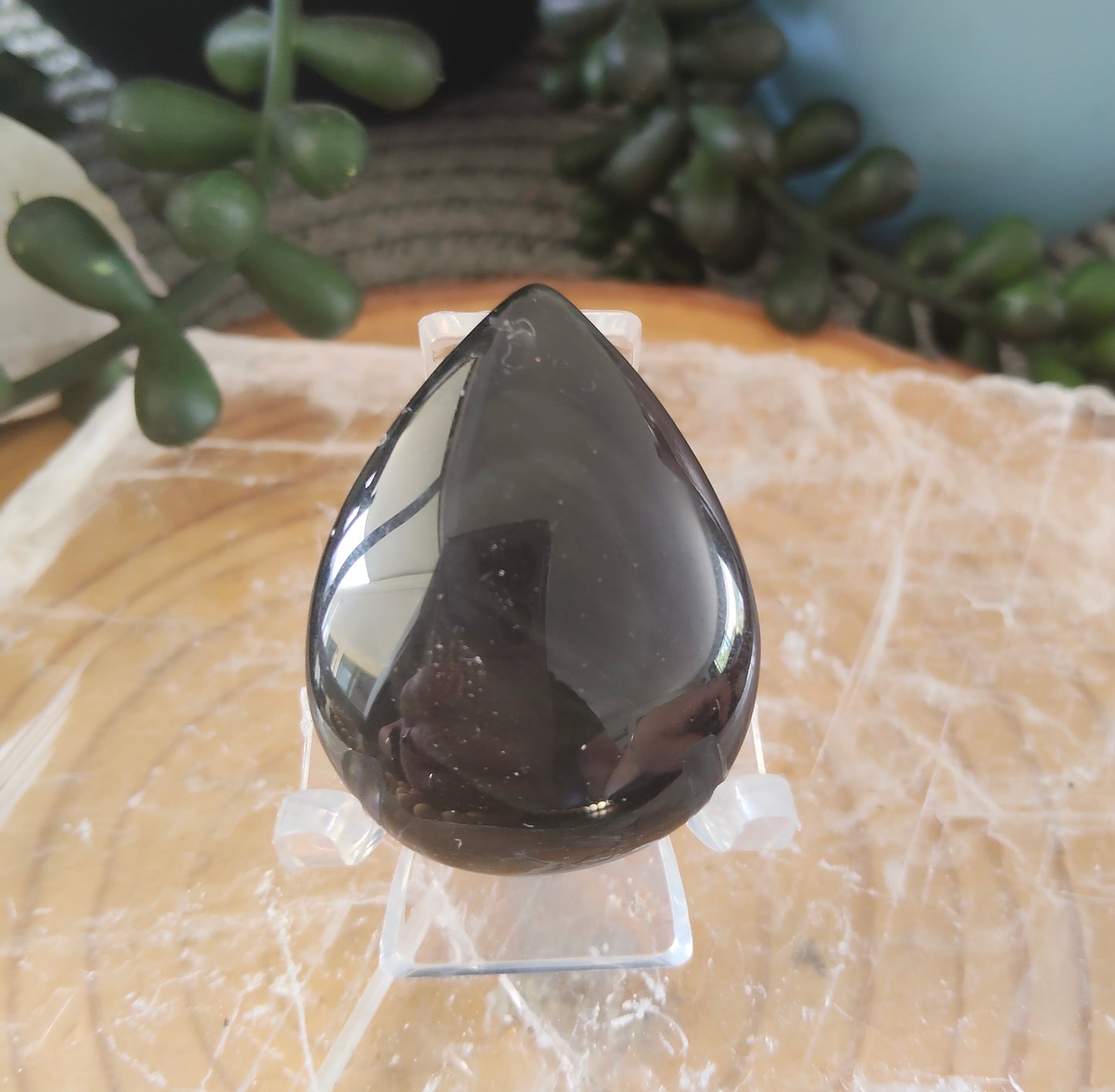 Rainbow Obsidian Teardrops