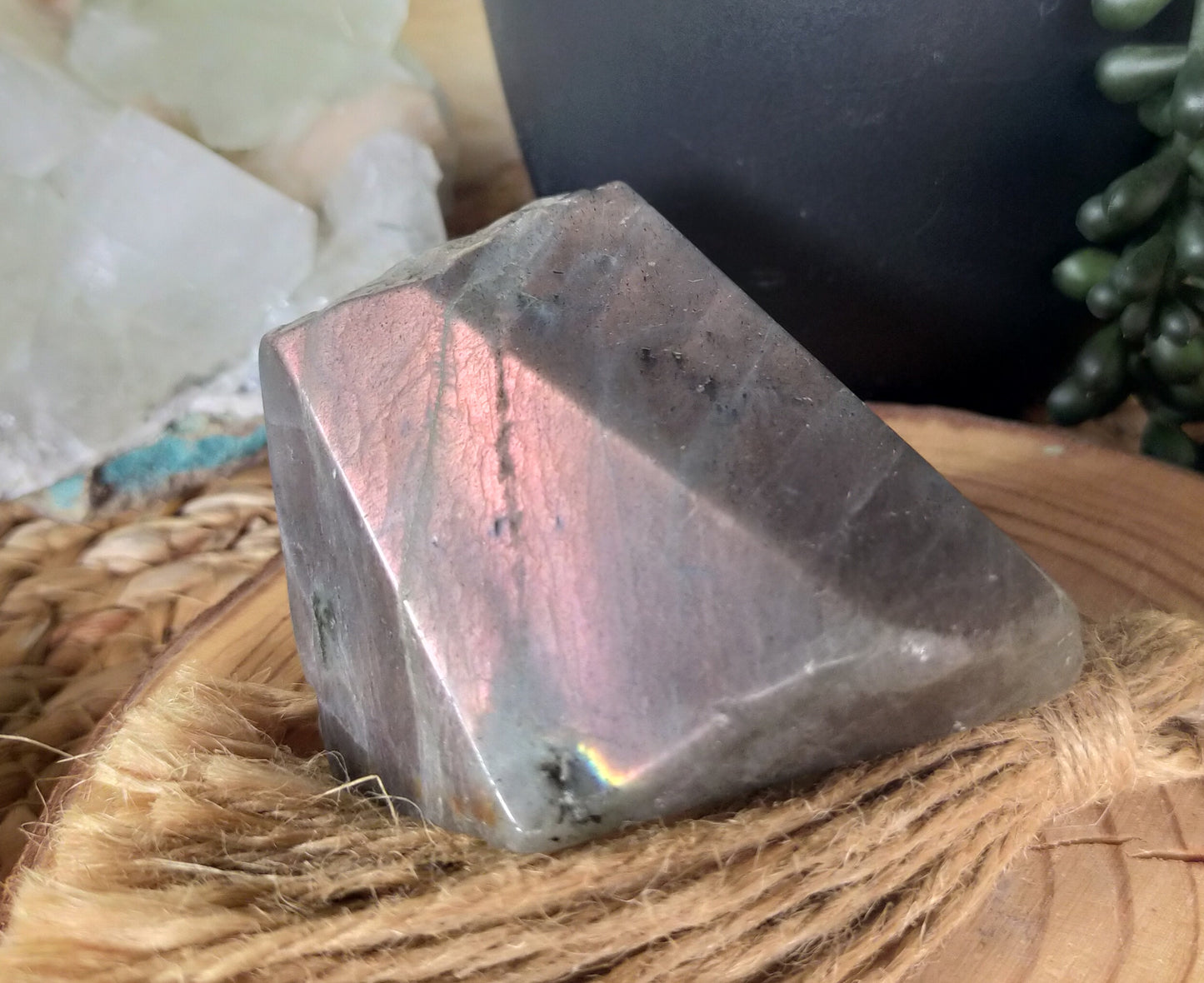 Semi Polished Labradorite Freeform