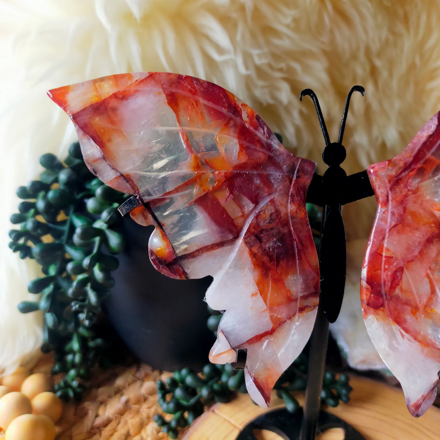 Fire Quartz Butterfly Wings
