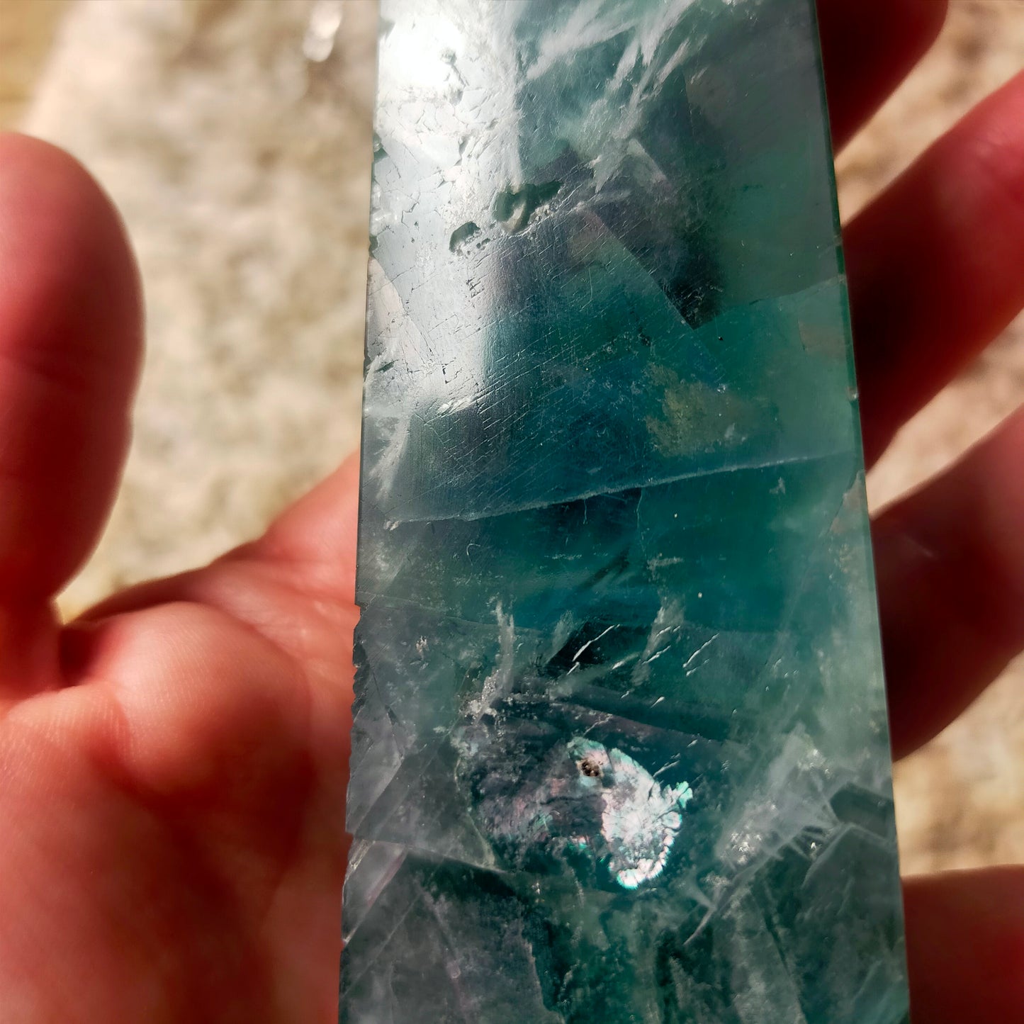 Feather Fluorite Tower