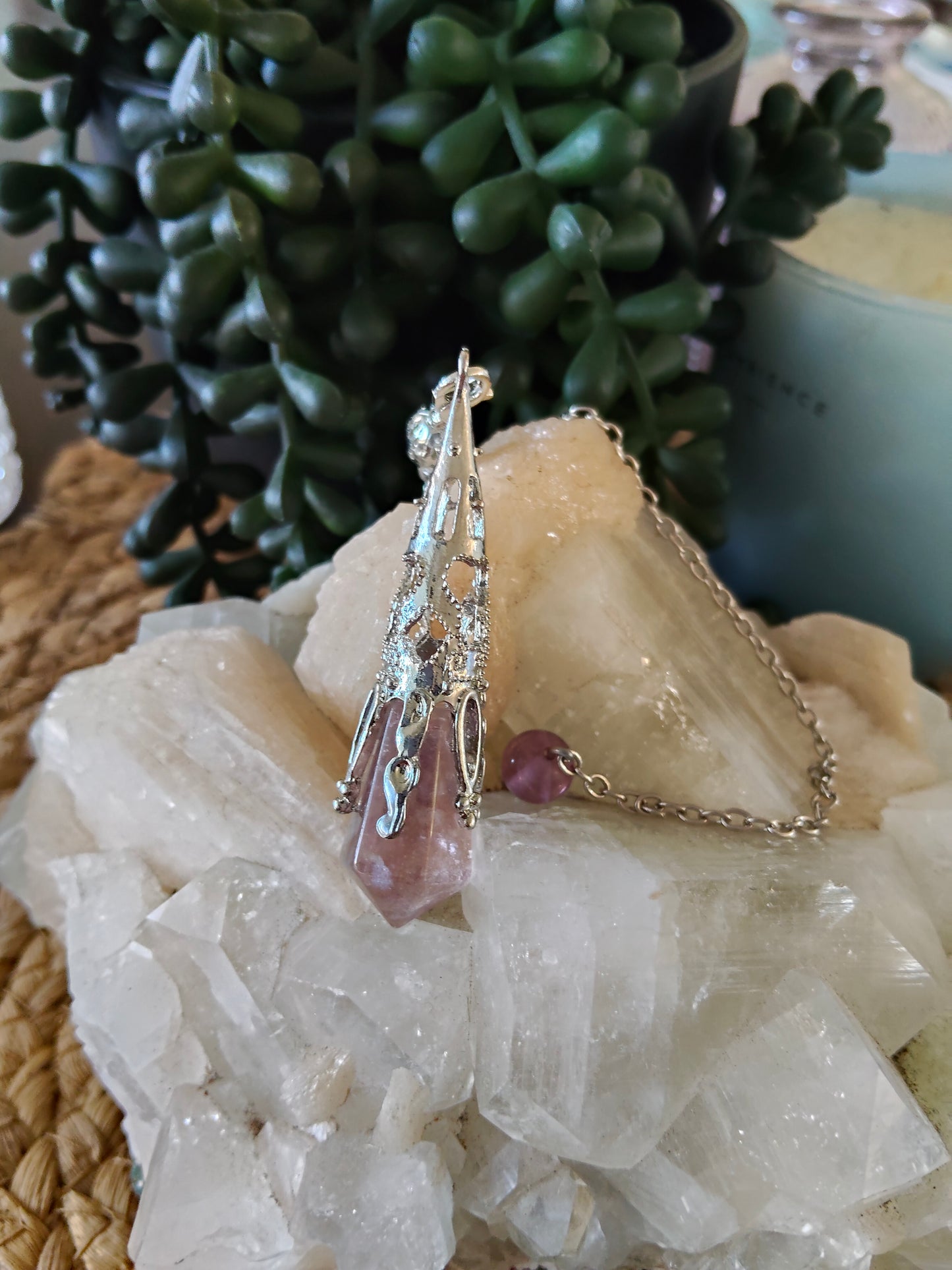 Fluorite Pendulums