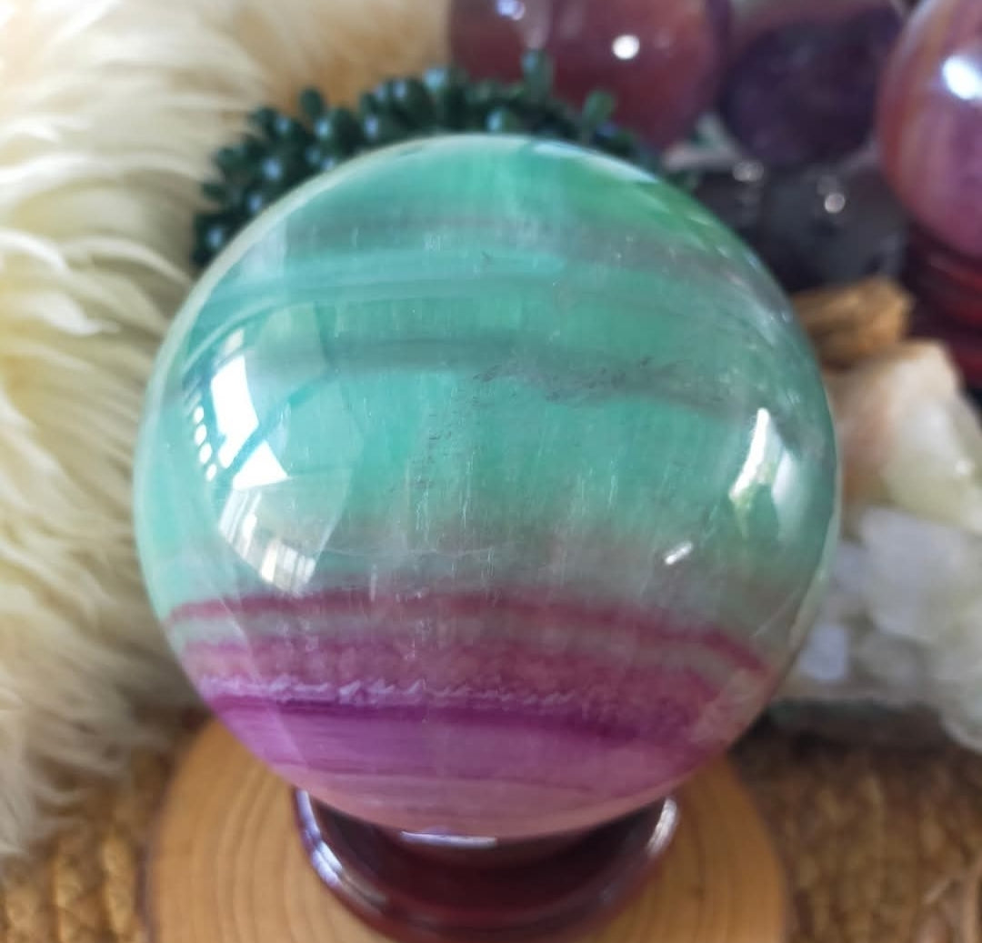 Large Fluorite Sphere