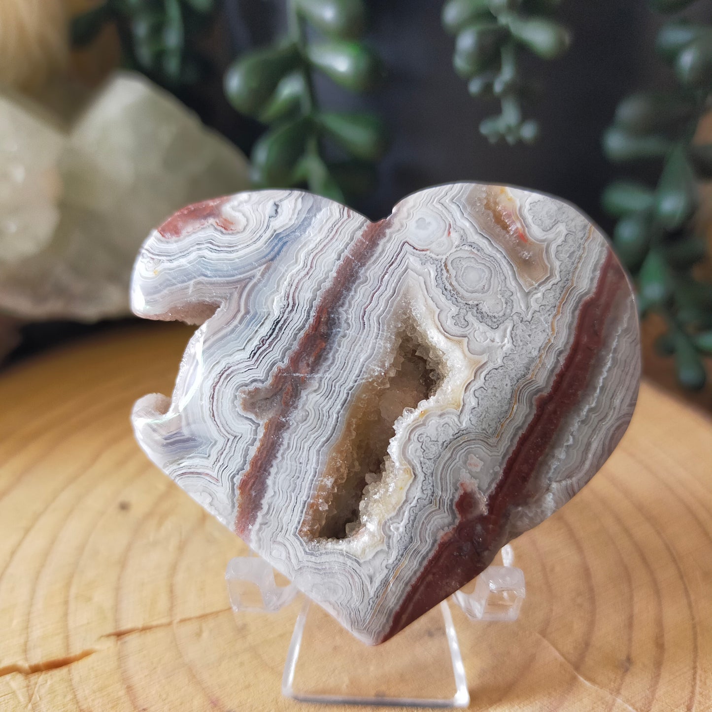 Mexican Agate Heart